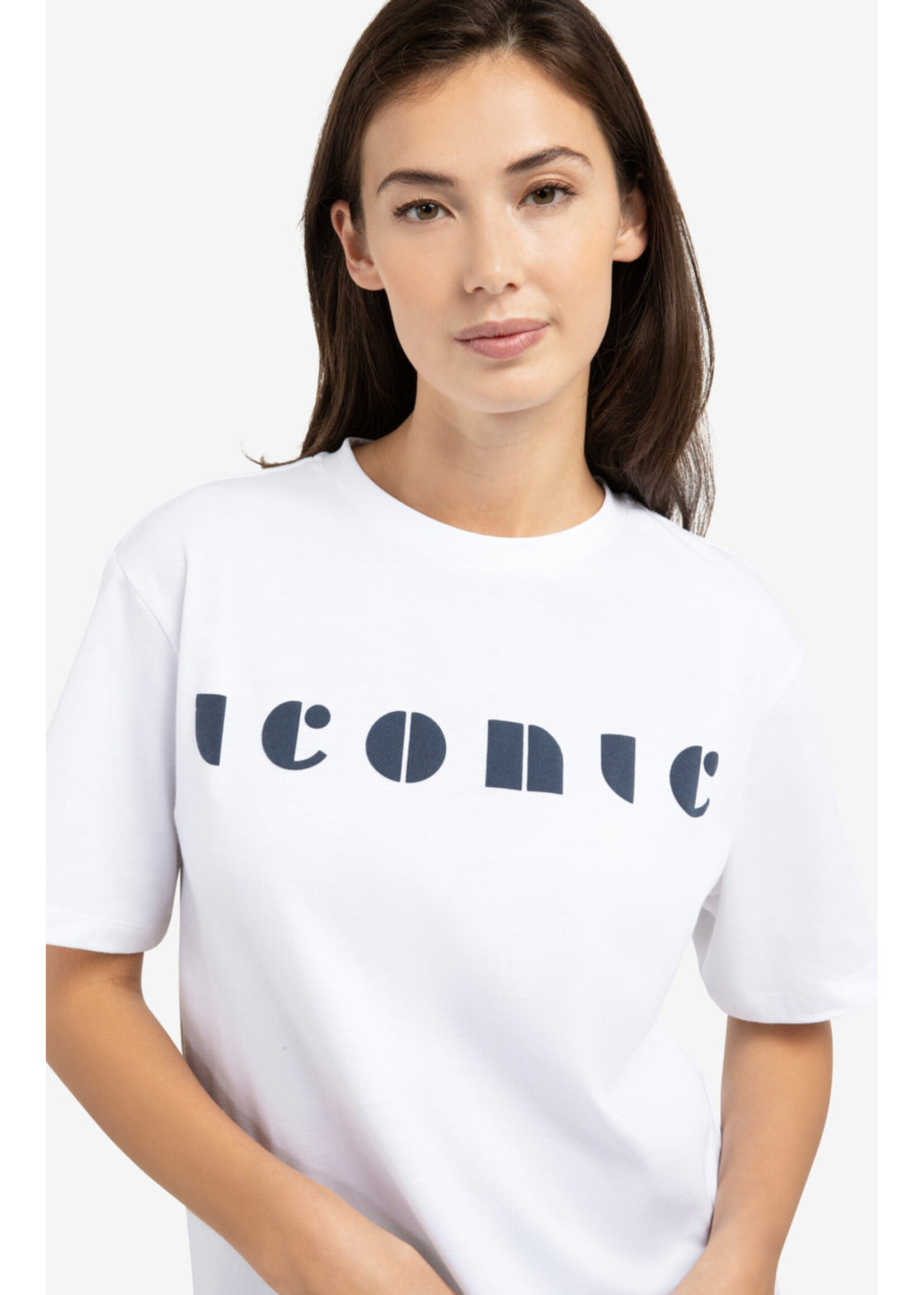 Yaya Women YAYA Artwork T-Shirt - Pure White