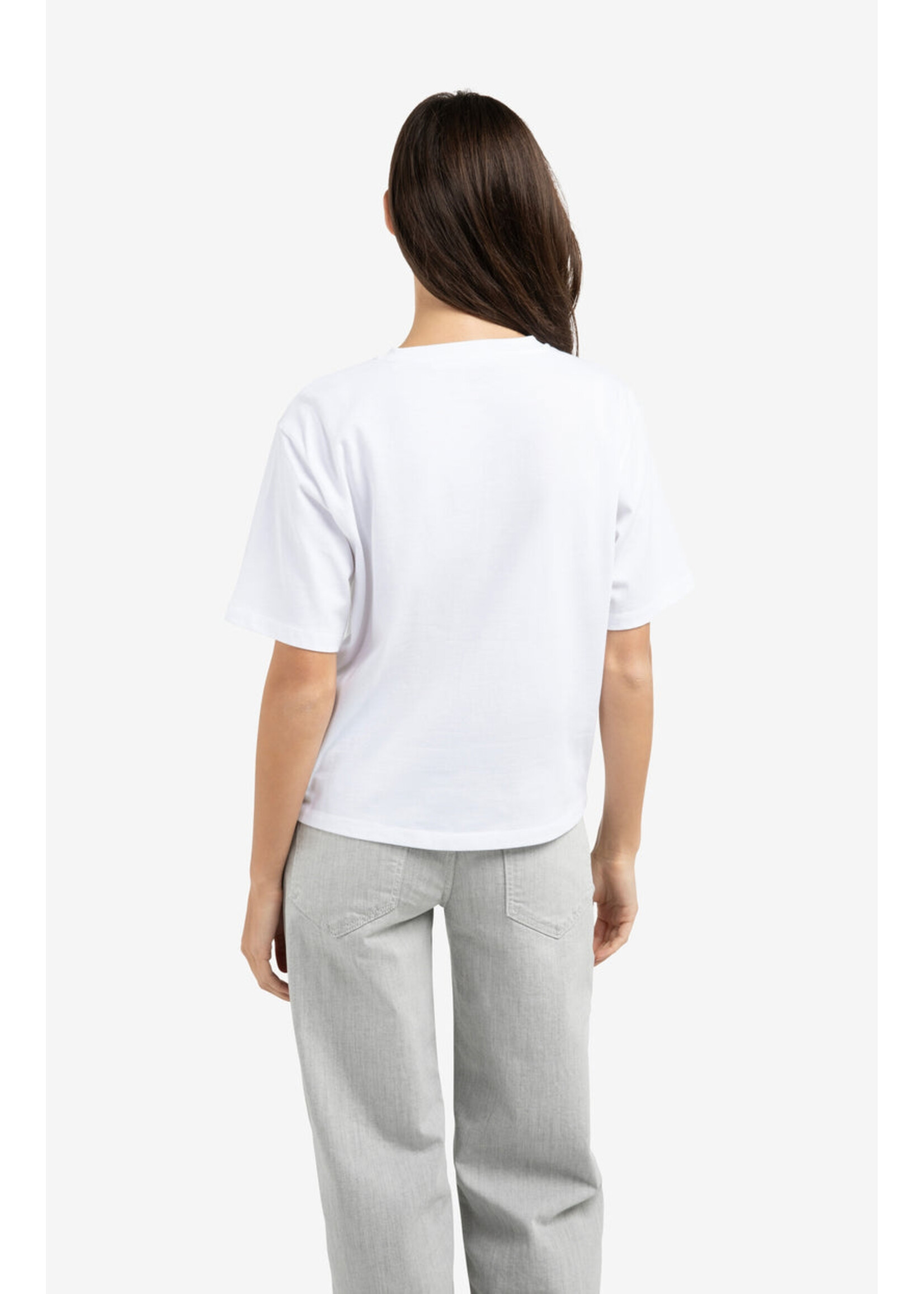 Yaya Women YAYA Artwork T-Shirt - Pure White
