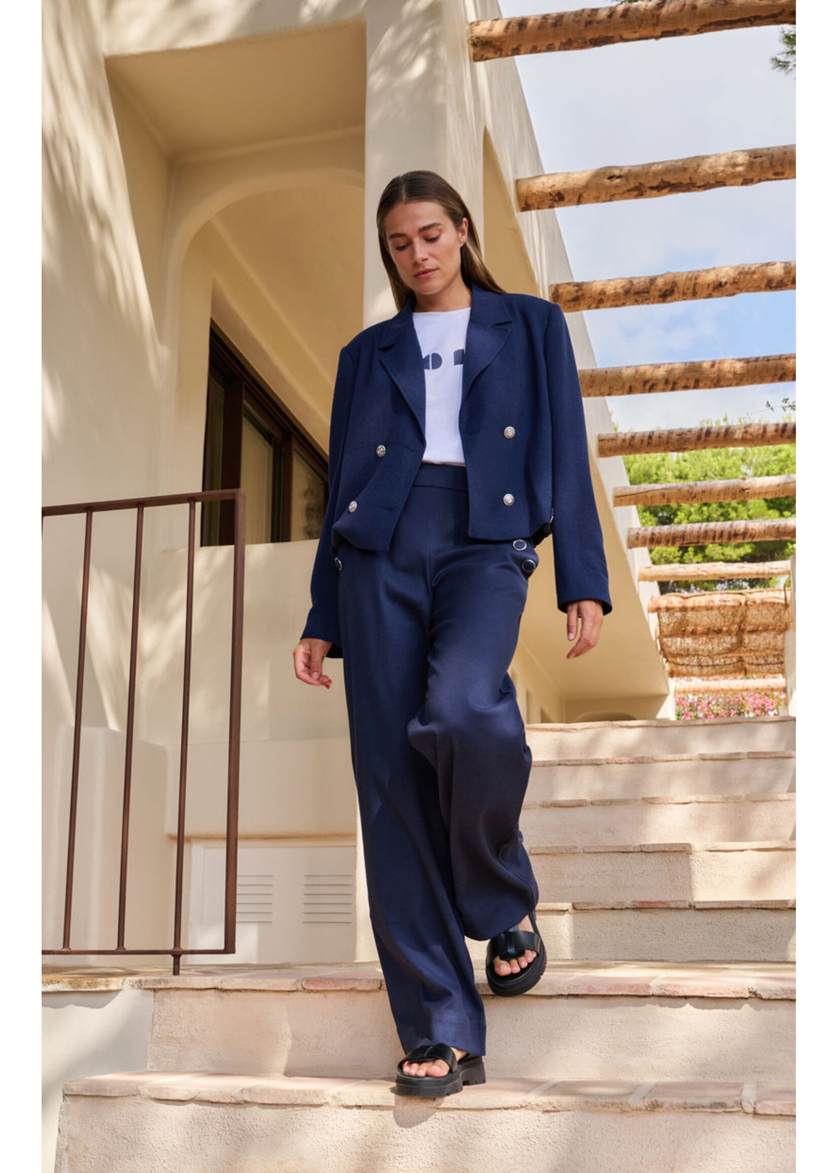 Yaya Women YAYA Artwork T-Shirt - Pure White