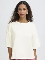 ICHI ICHI T-Shirt Ample IHPalmer - Cloud Dancer