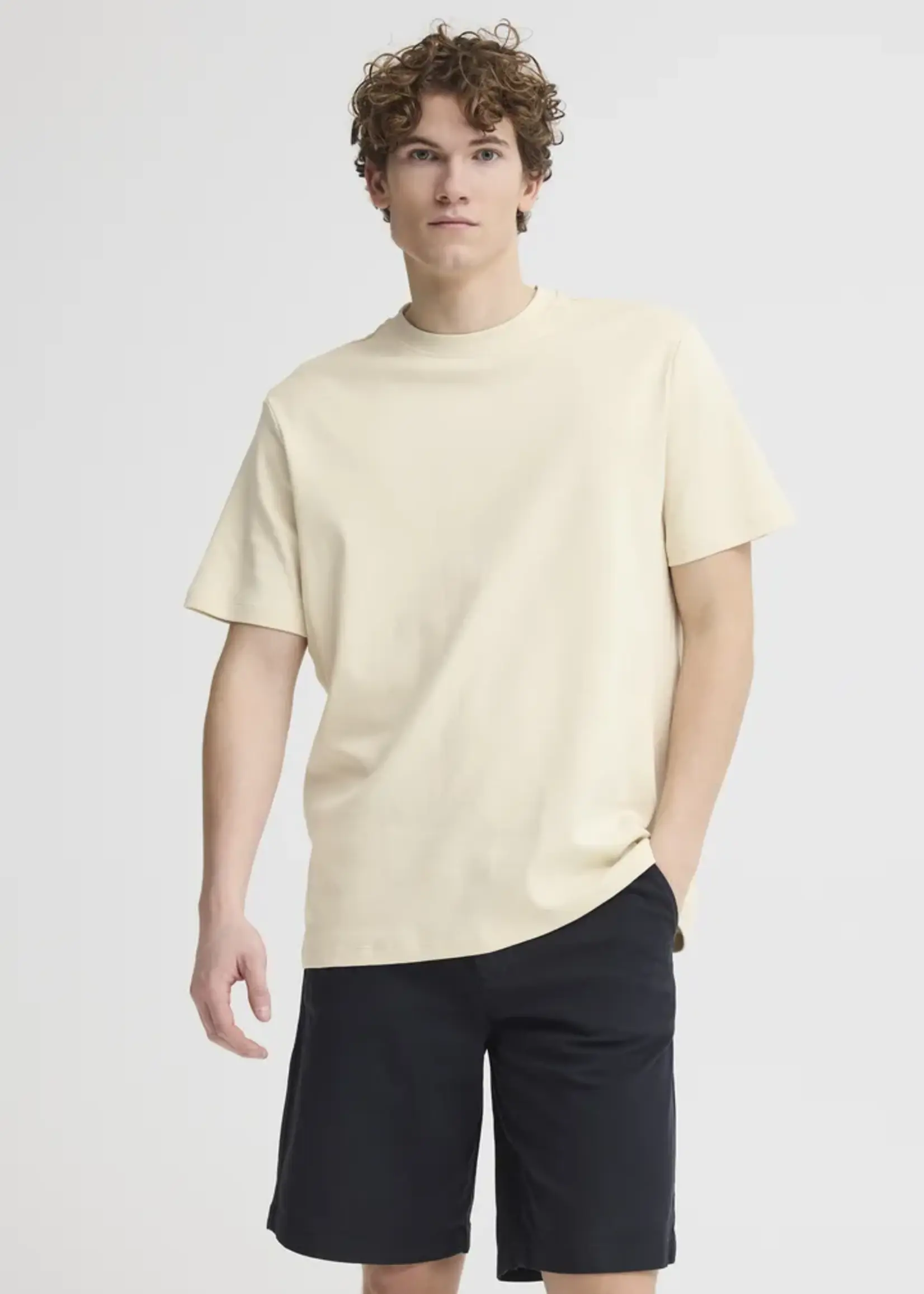 Casual Friday Casual Friday Nilo Mid Weight Tee - Summer Sand