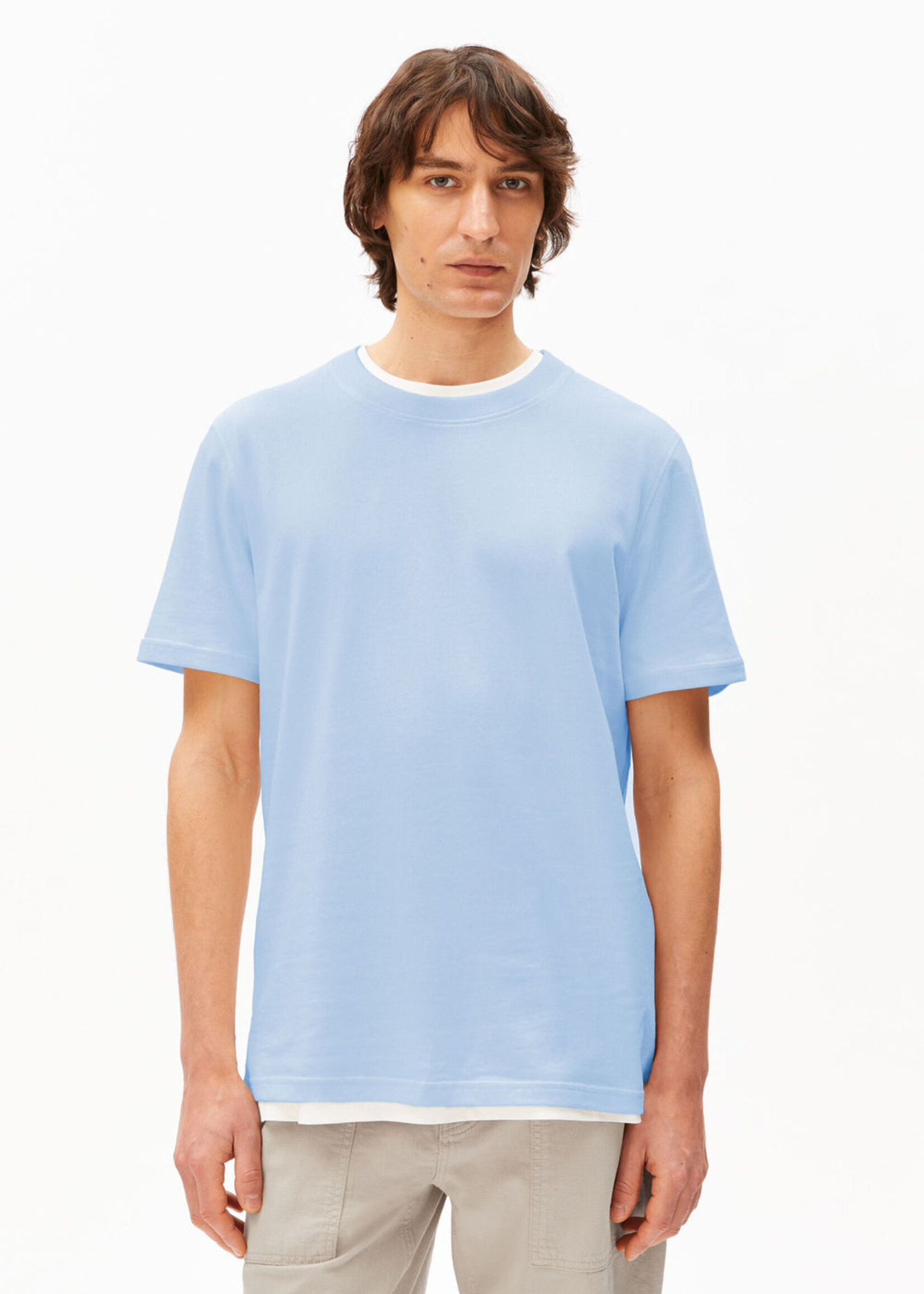 Armedangels Armedangels Jaames T-Shirt - Wedgwood