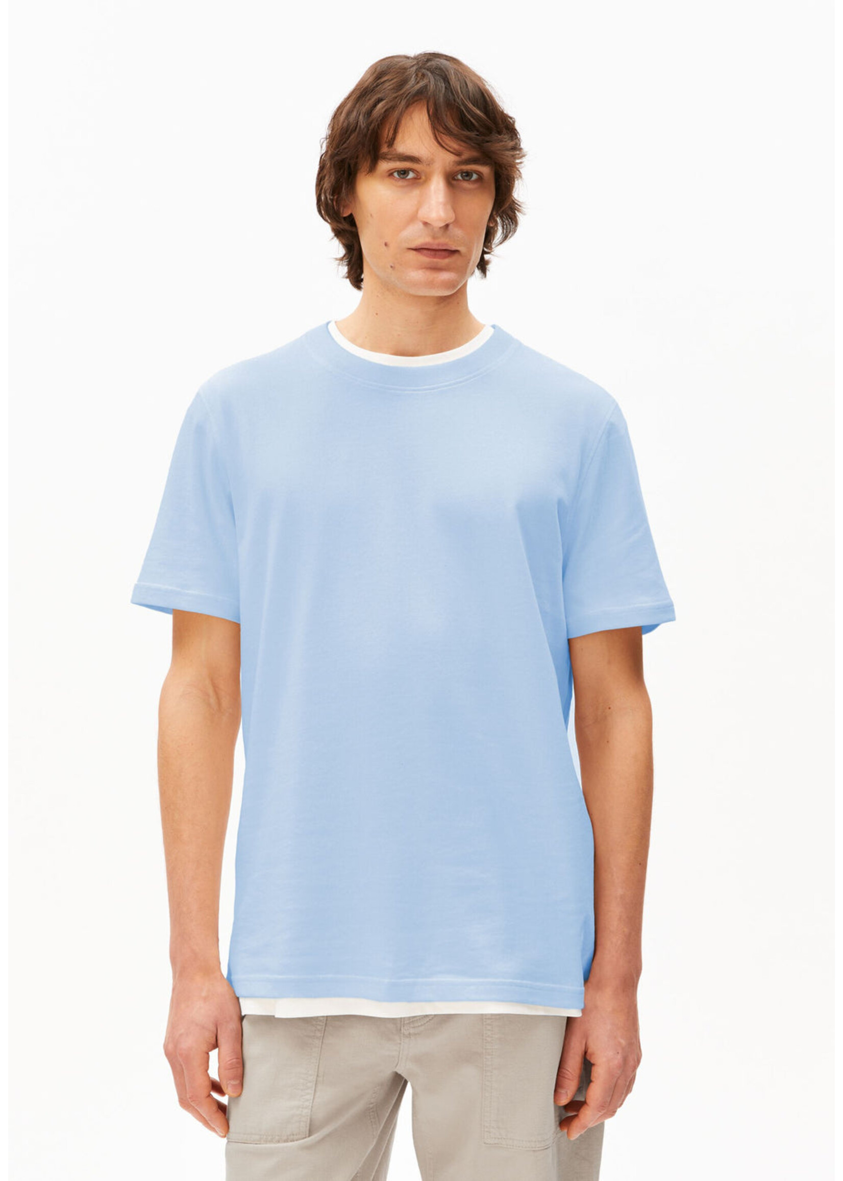 Armedangels Armedangels T-Shirt Jaames - Wedgwood