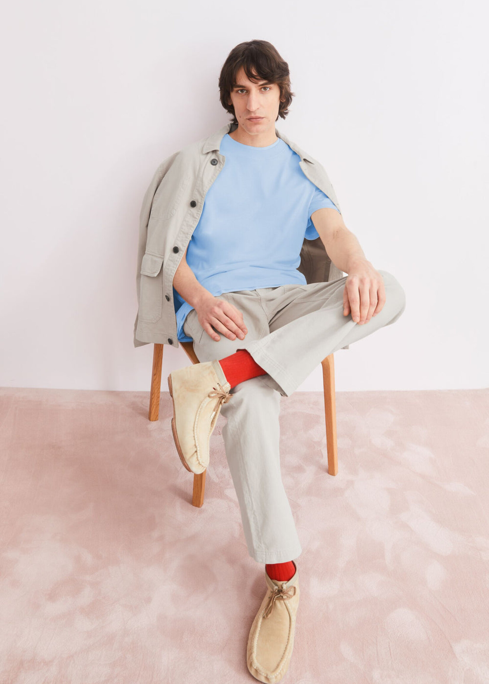 Armedangels Armedangels Jaames T-Shirt - Wedgwood