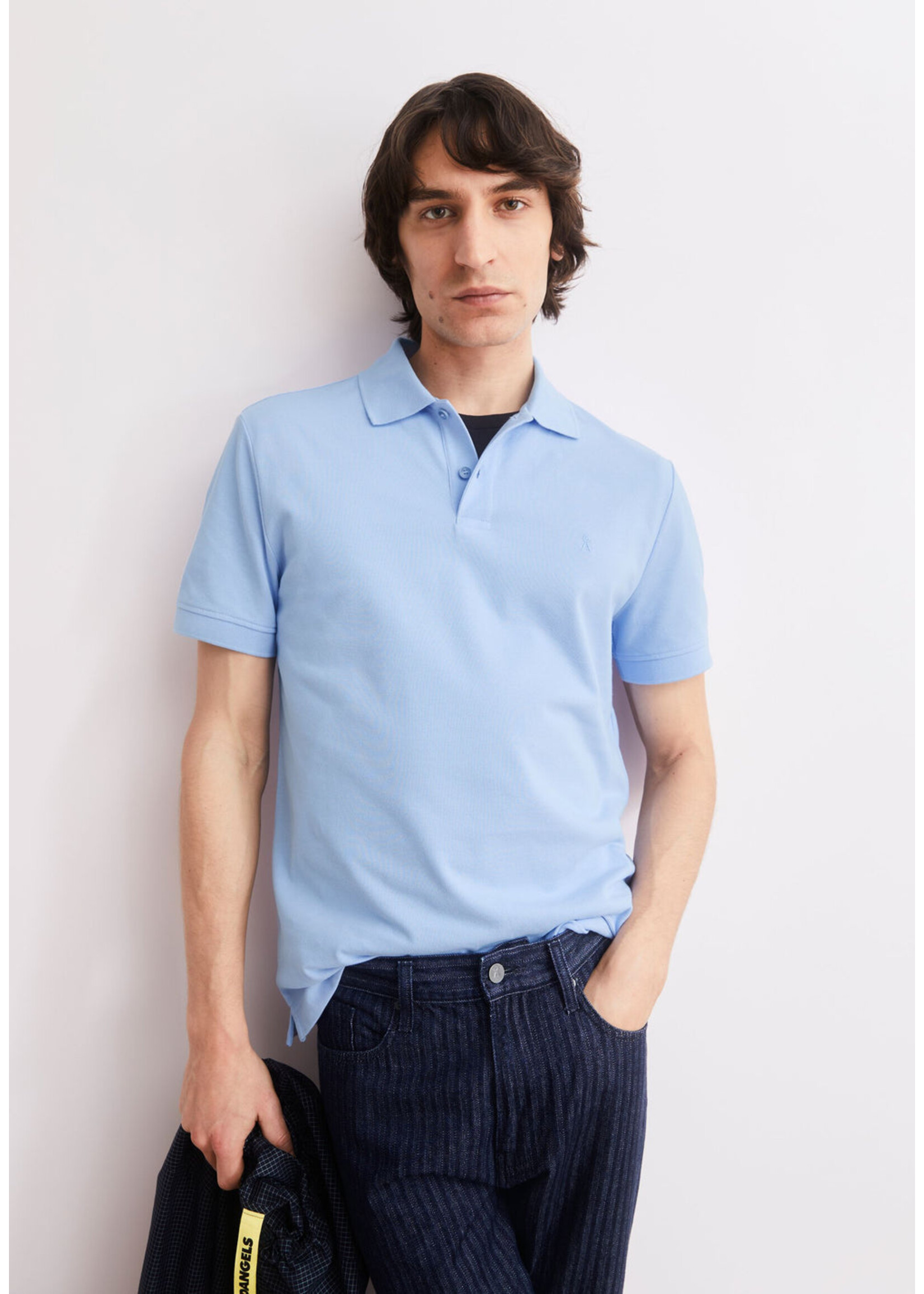 Armedangels Armedangels Polo Maario - Wedgwood