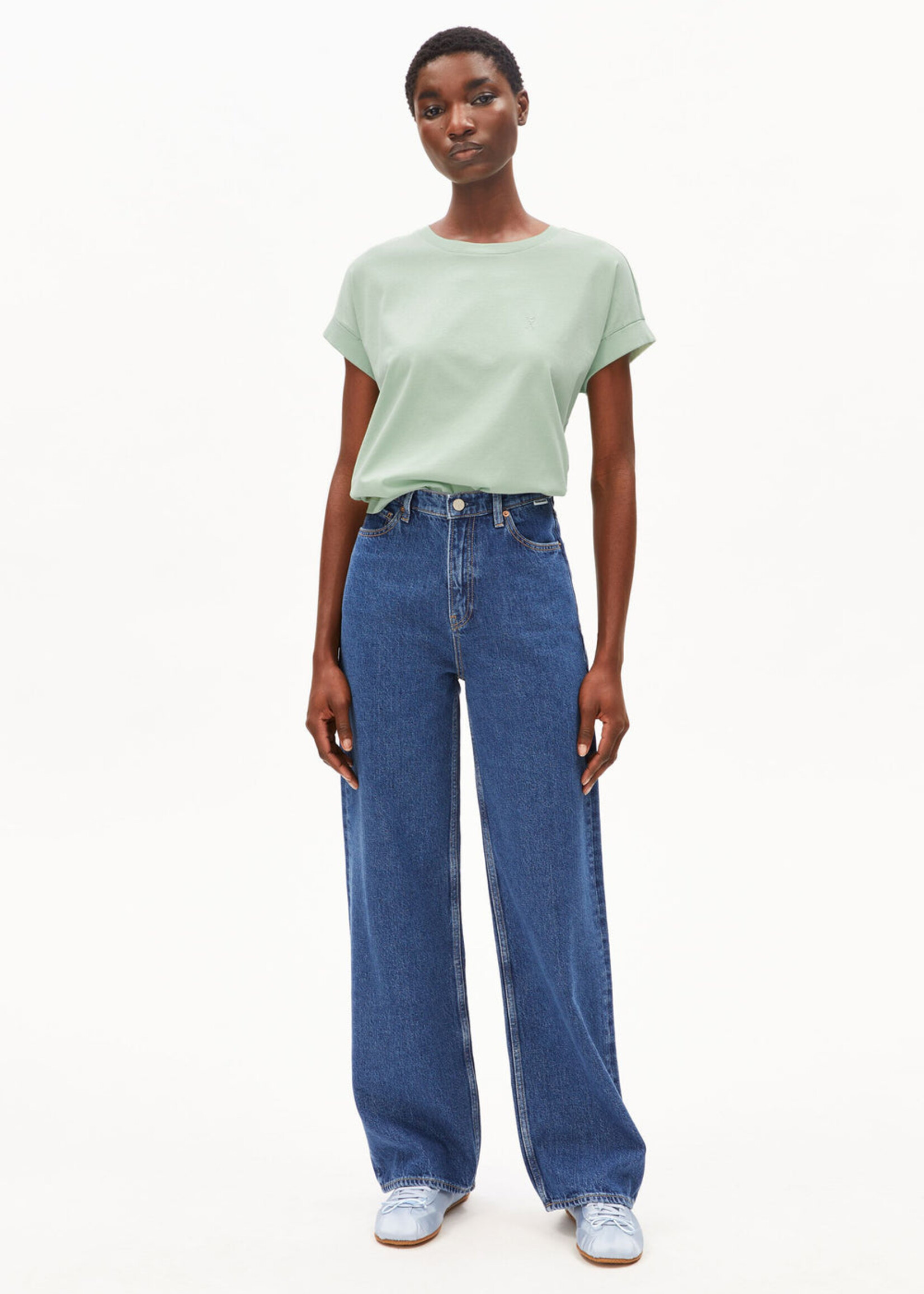 Armedangels Armedangels T-Shirt Idaara - Foam