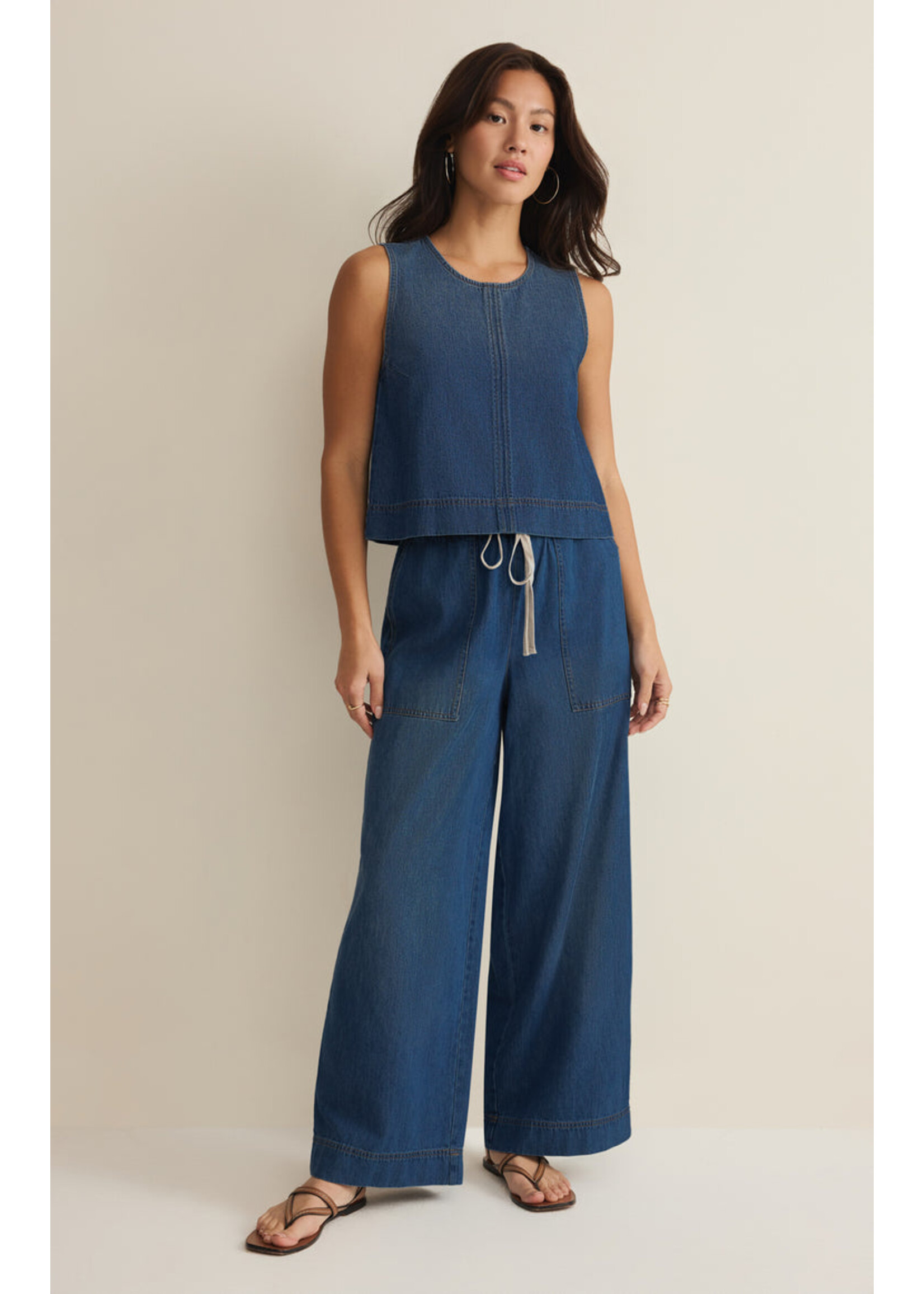 Z-Supply Z-Supply Daycation Denim Utility Pant - Deep Water