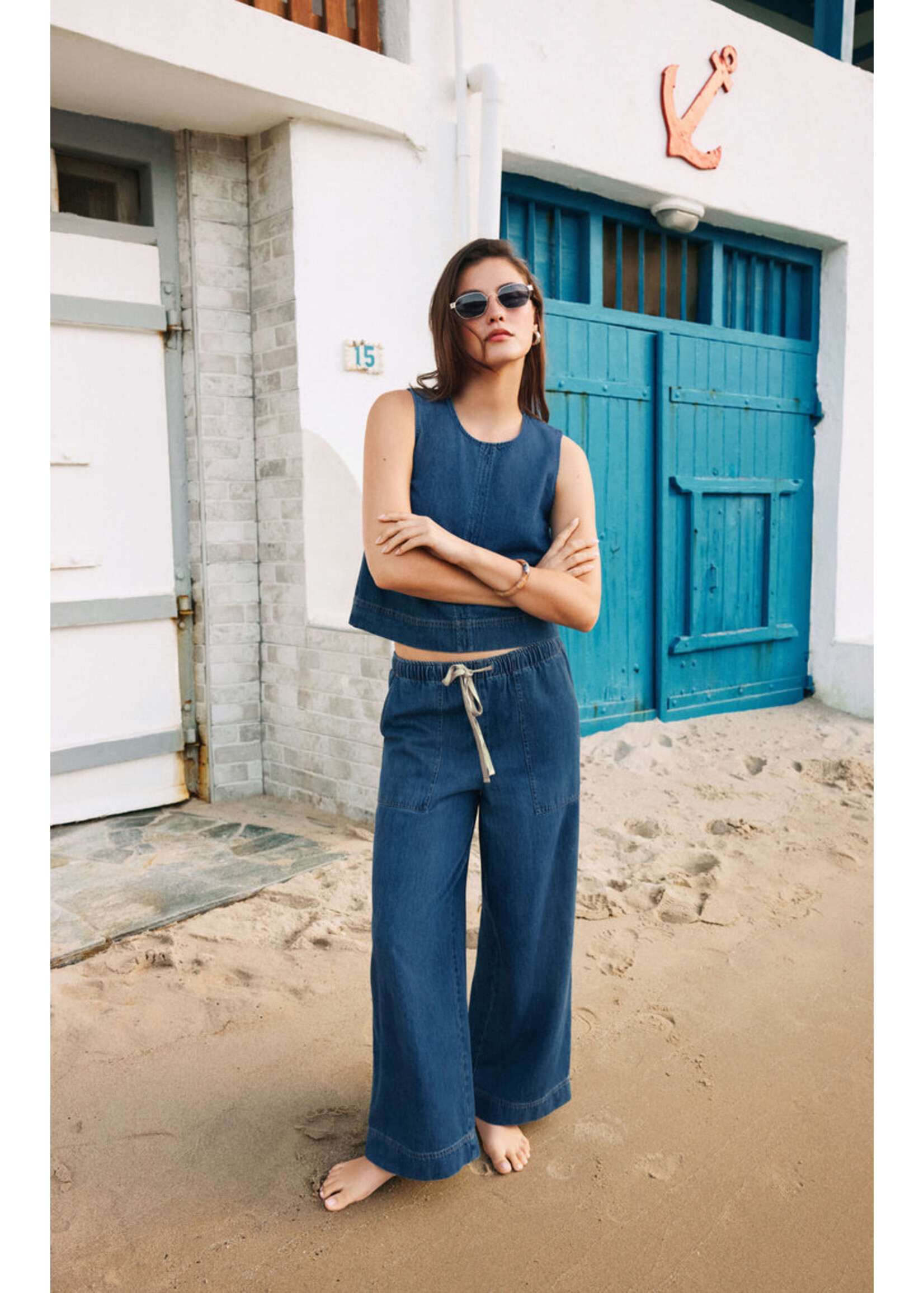 Z-Supply Z-Supply Sun Seeker Denim Tank - Deep Water