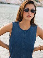 Z-Supply Z-Supply Débardeur En Denim Sun Seeker - Deep Water