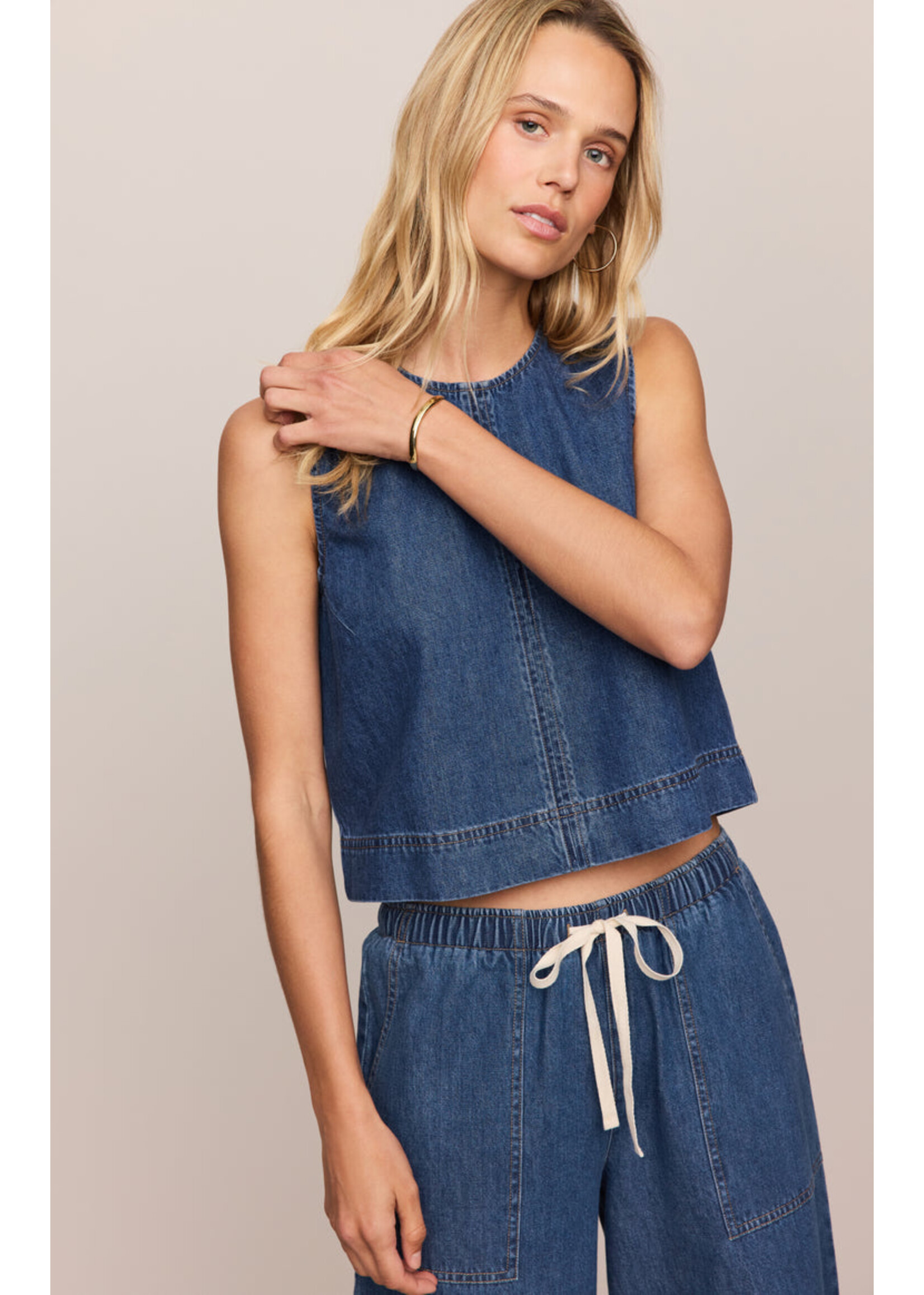 Z-Supply Z-Supply Sun Seeker Denim Tank - Deep Water