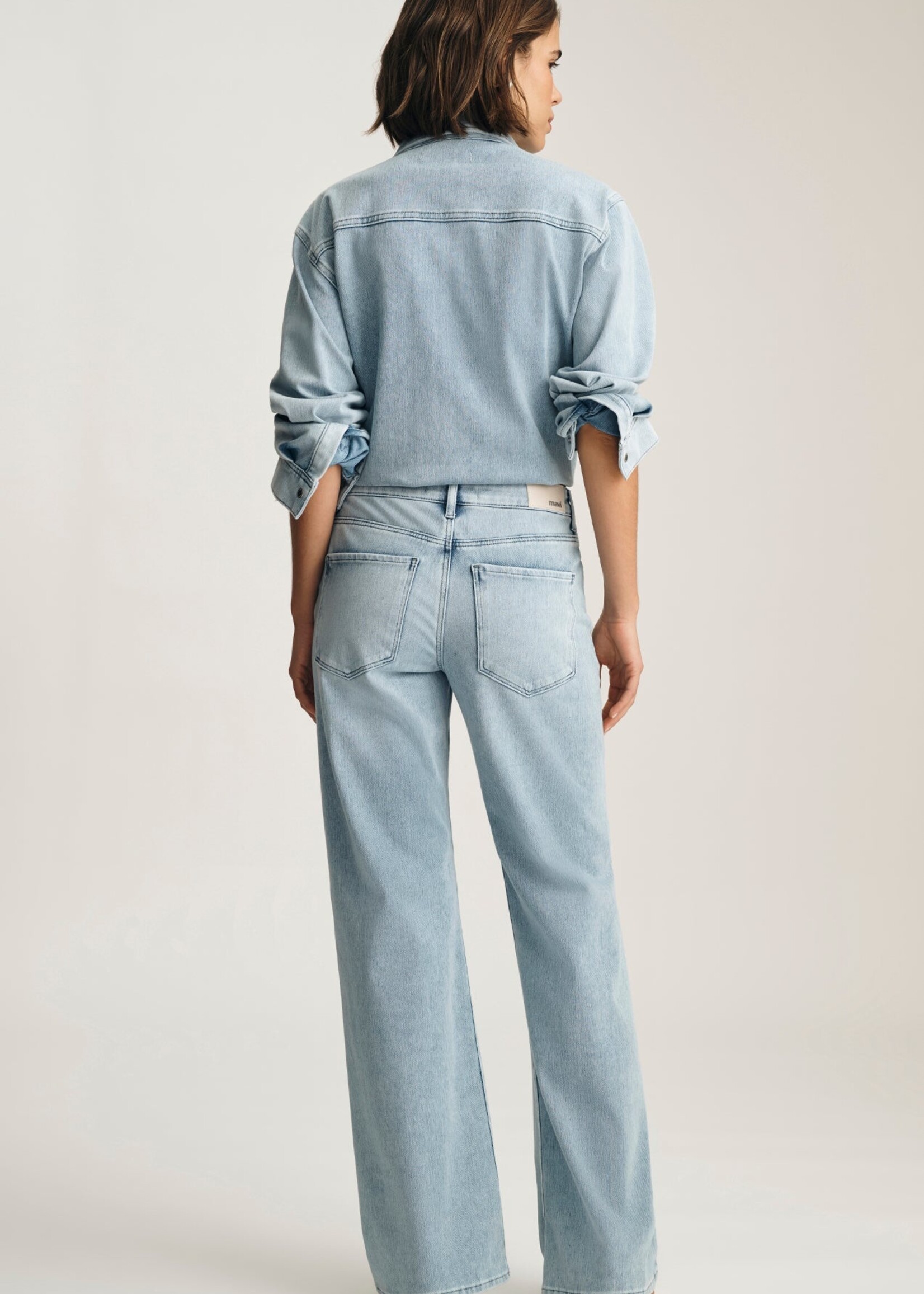 Mavi Mavi Sabrina Wide Leg Jeans - Light Move