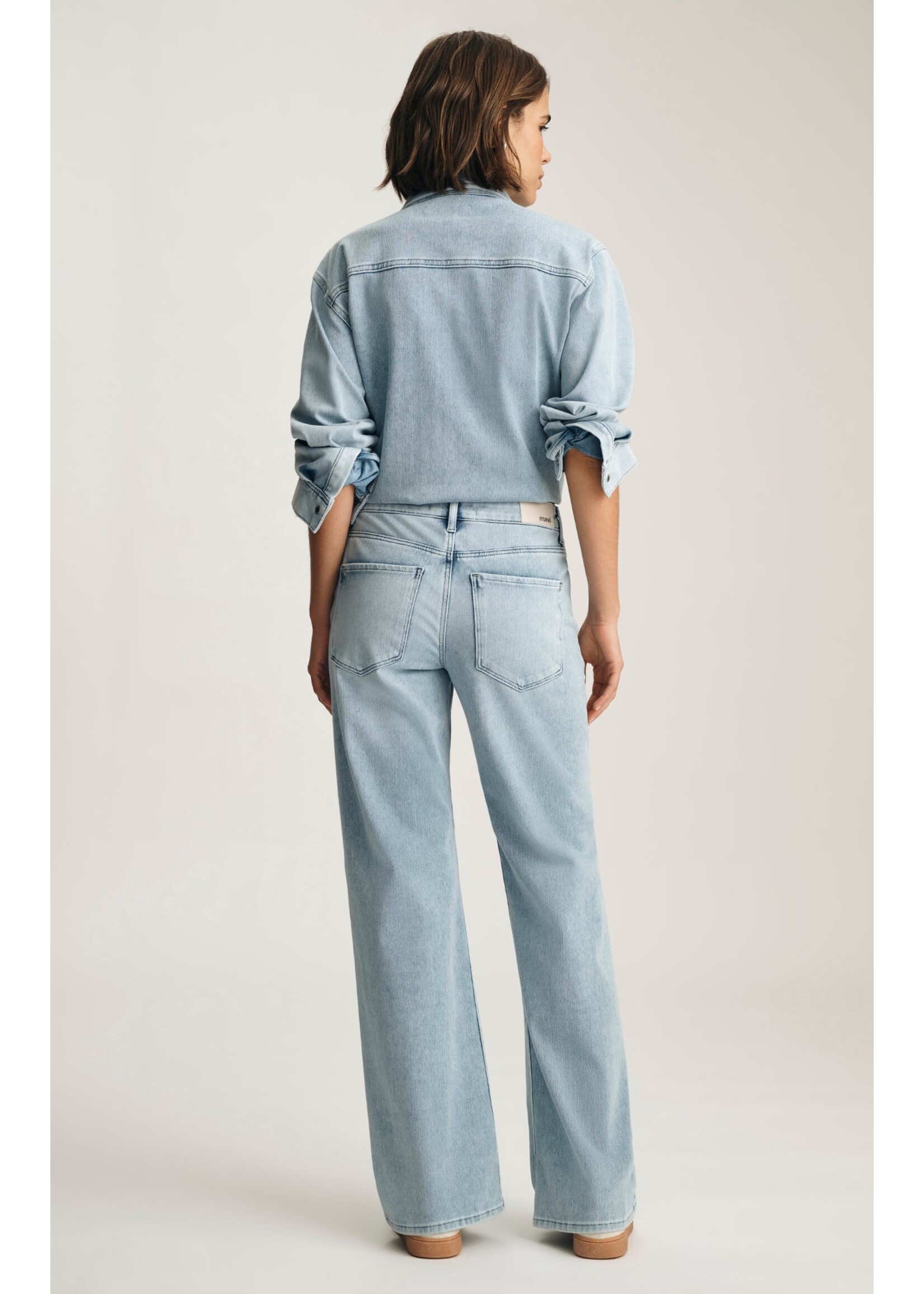 Mavi Mavi Sabrina Wide Leg Jeans - Light Move