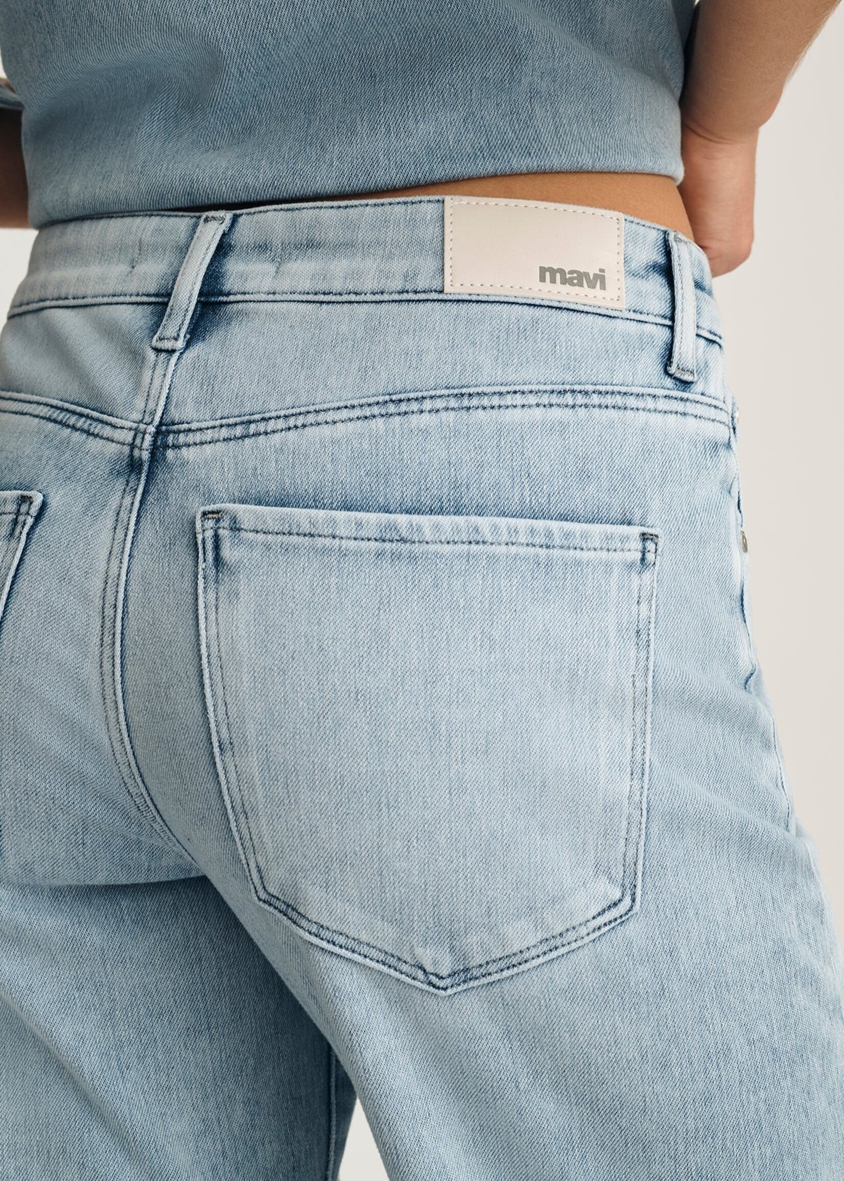 Mavi Mavi Sabrina Wide Leg Jeans - Light Move