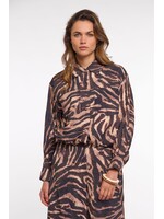 Rino & Pelle Rino & Pelle Veste Blouson Auda - Brown Zebra