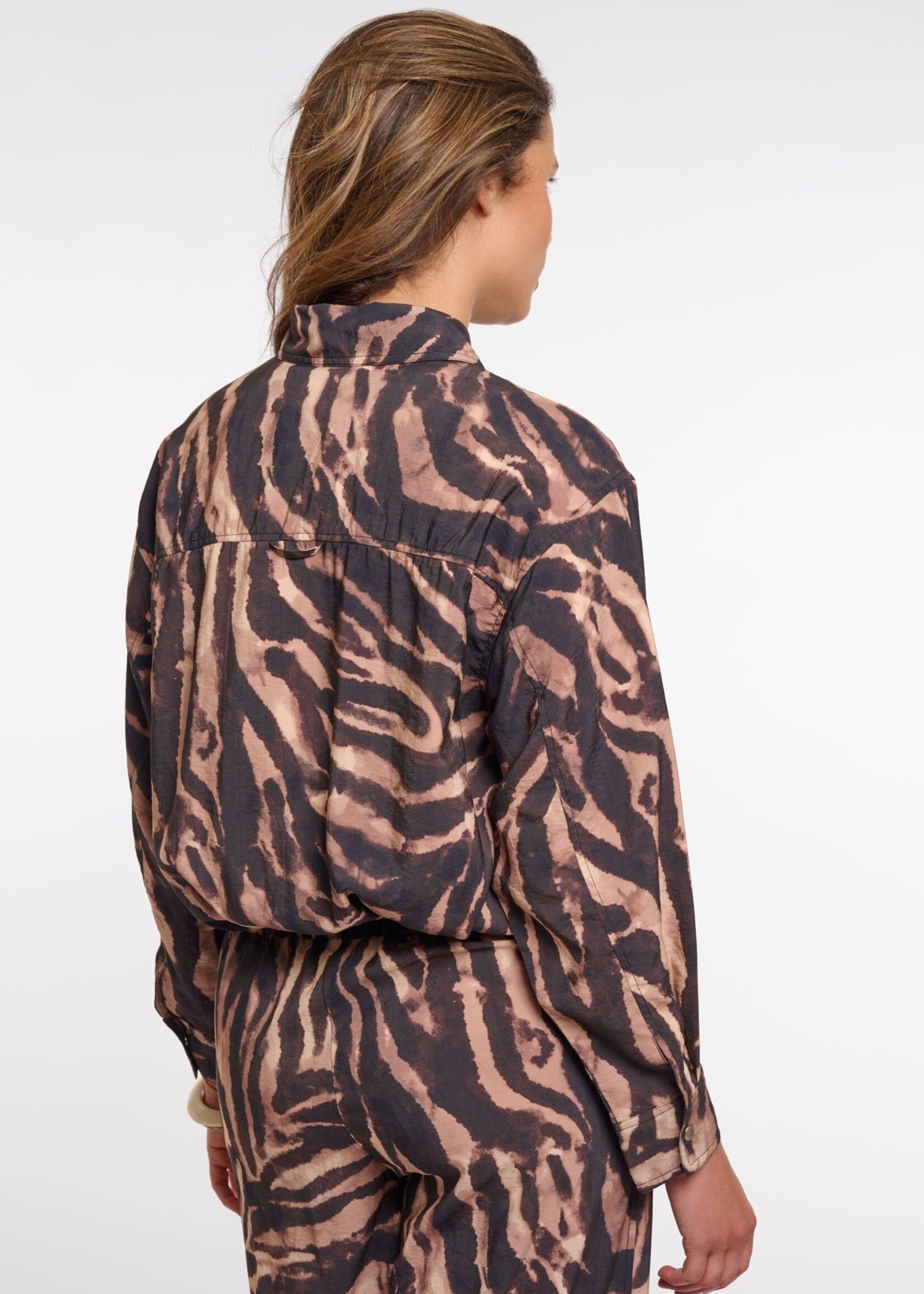 Rino & Pelle Rino & Pelle Auda Blouson Jacket - Brown Zebra