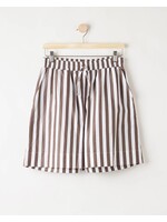 Holebrook Holebrook Marie Shorts - Dark Brown / White