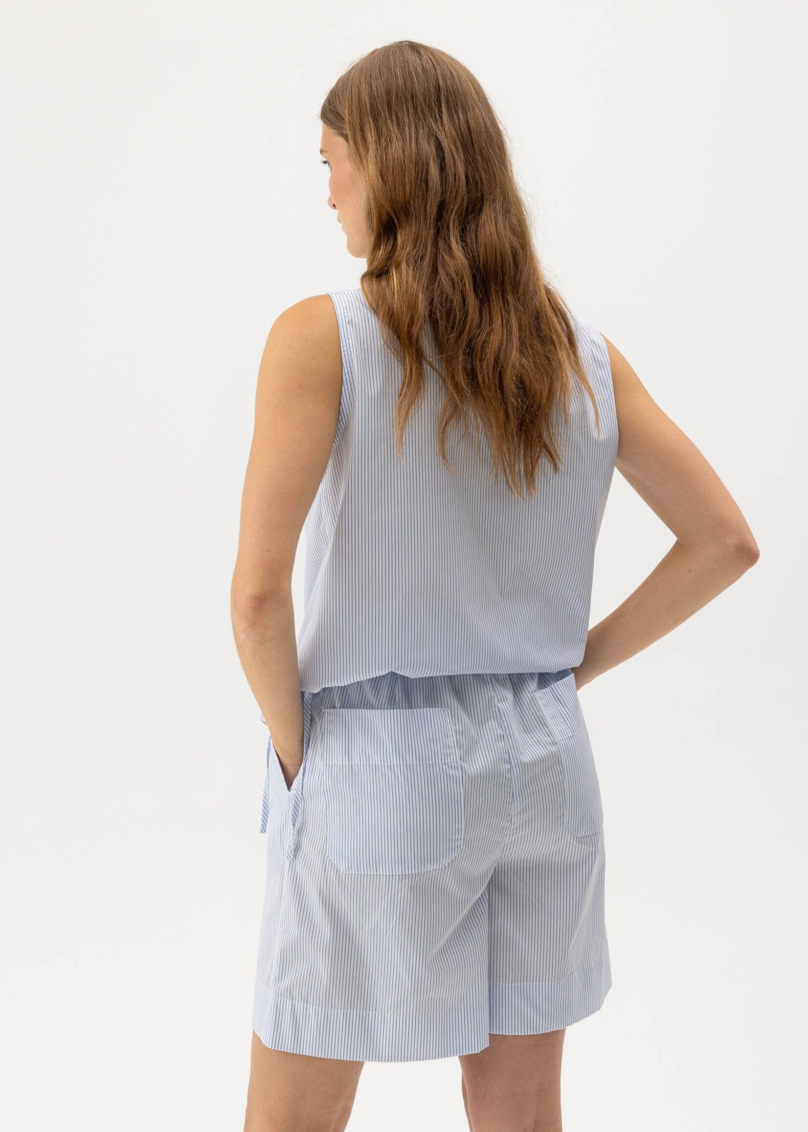 Holebrook Holebrook Marie Shorts - White/Light Blue