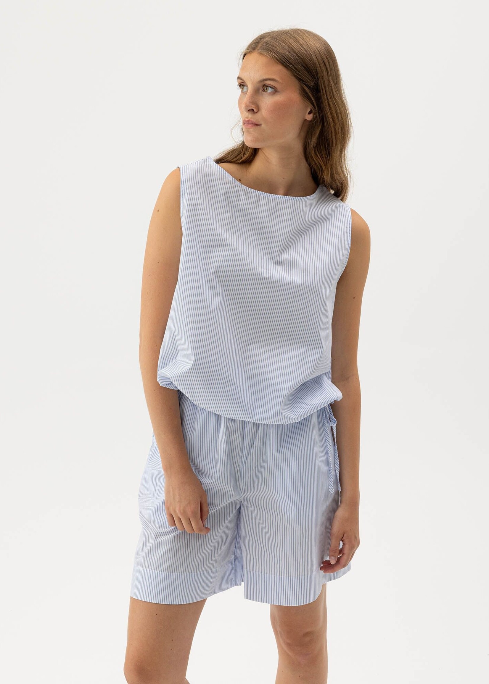 Holebrook Holebrook Short Marie - Blanc / Bleu Pale