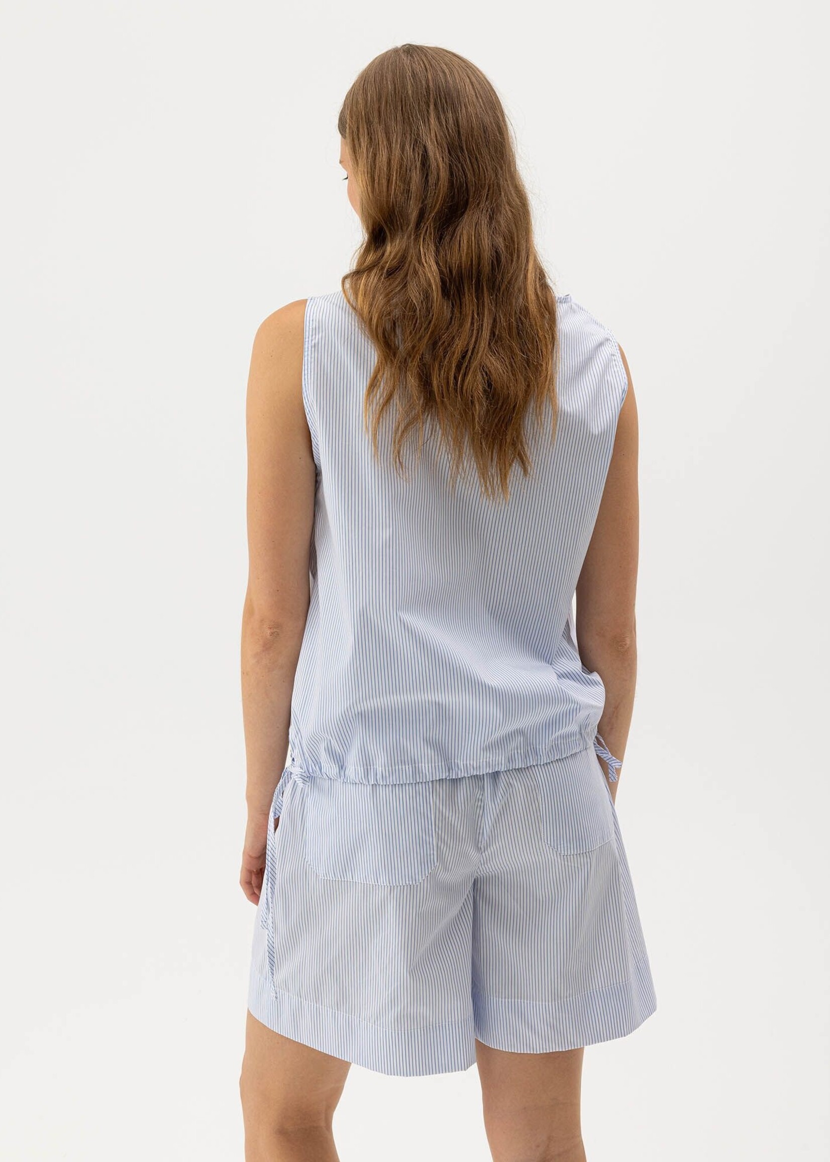 Holebrook Holebrook Marie Top - White/Light Blue