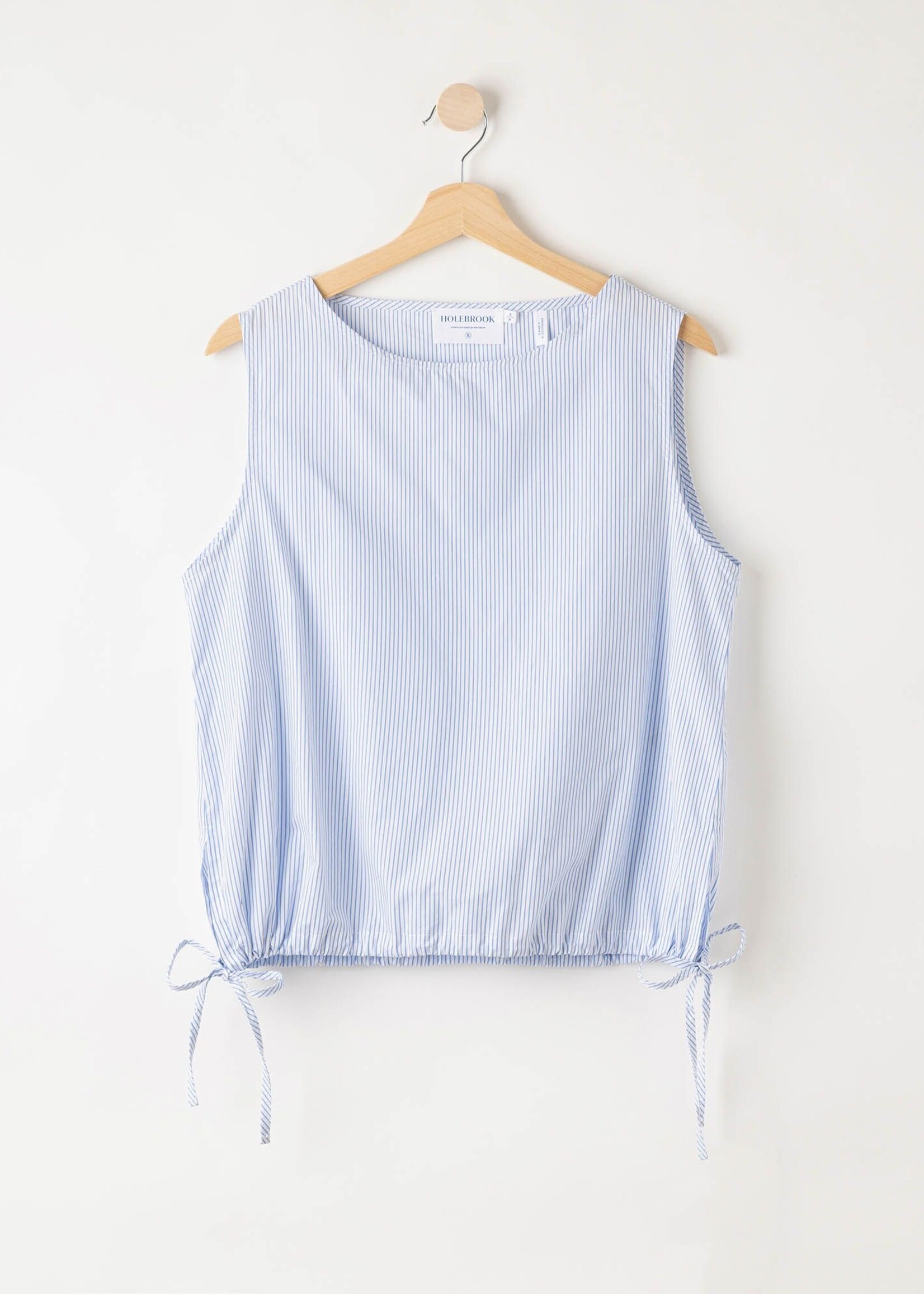Holebrook Holebrook Marie Top - White/Light Blue