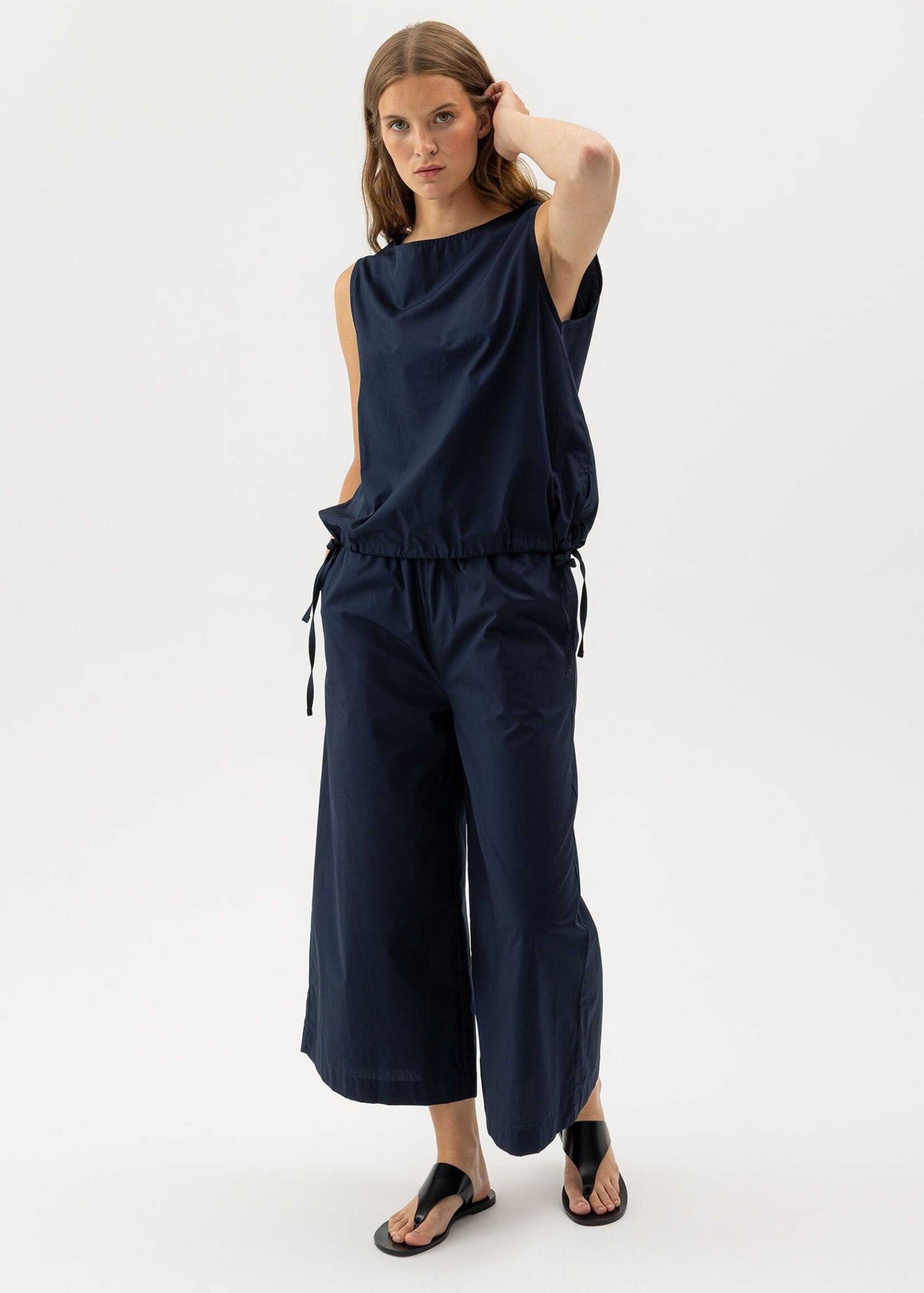 Holebrook Holebrook Pantalon Jambe Large Marie - Marine