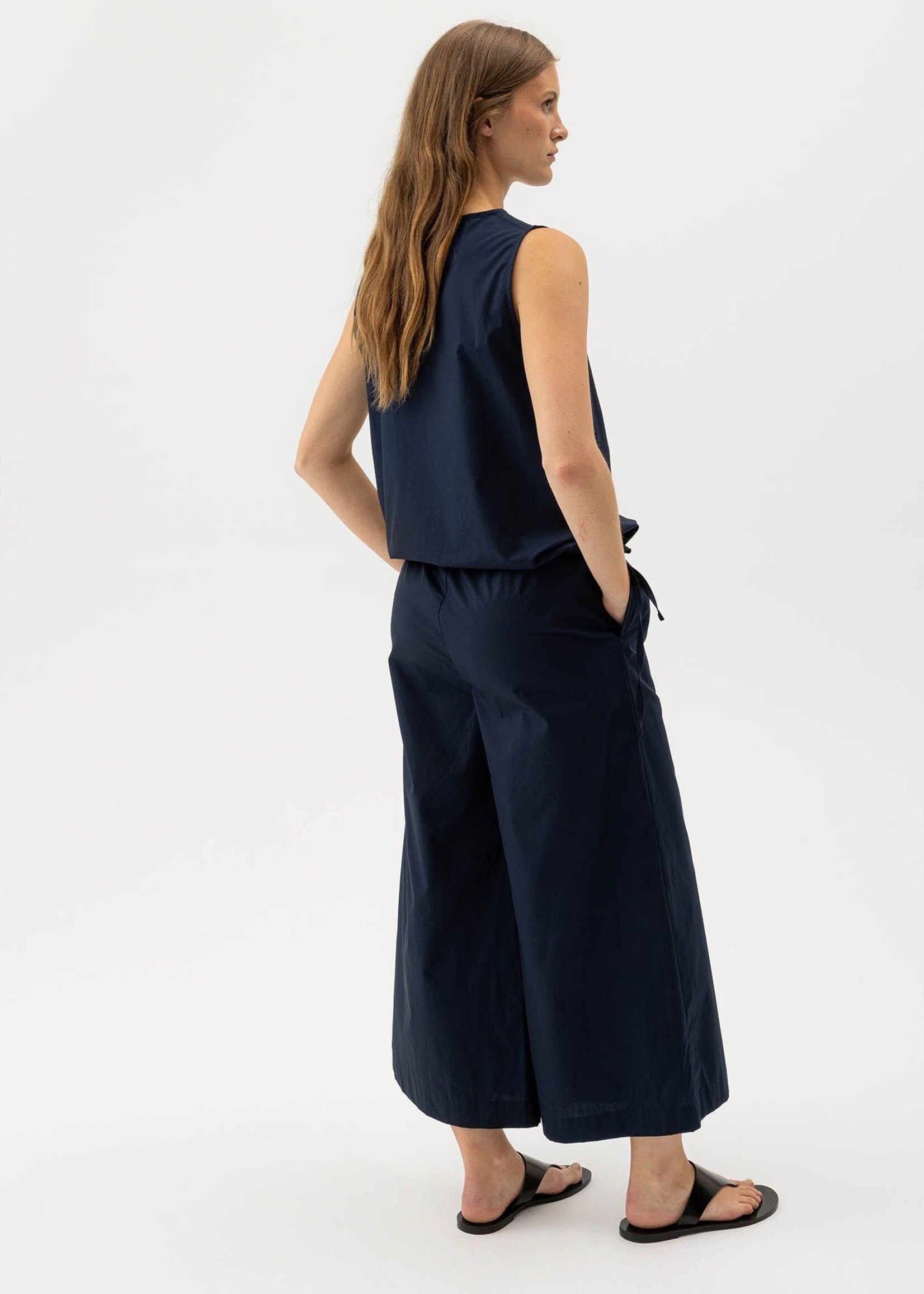 Holebrook Holebrook Pantalon Jambe Large Marie - Marine