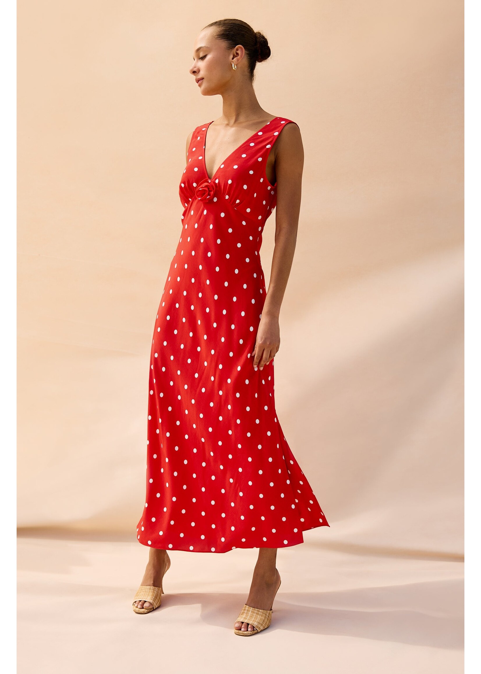 Rails Rails  X GIADZY Terena Dress - Rossa