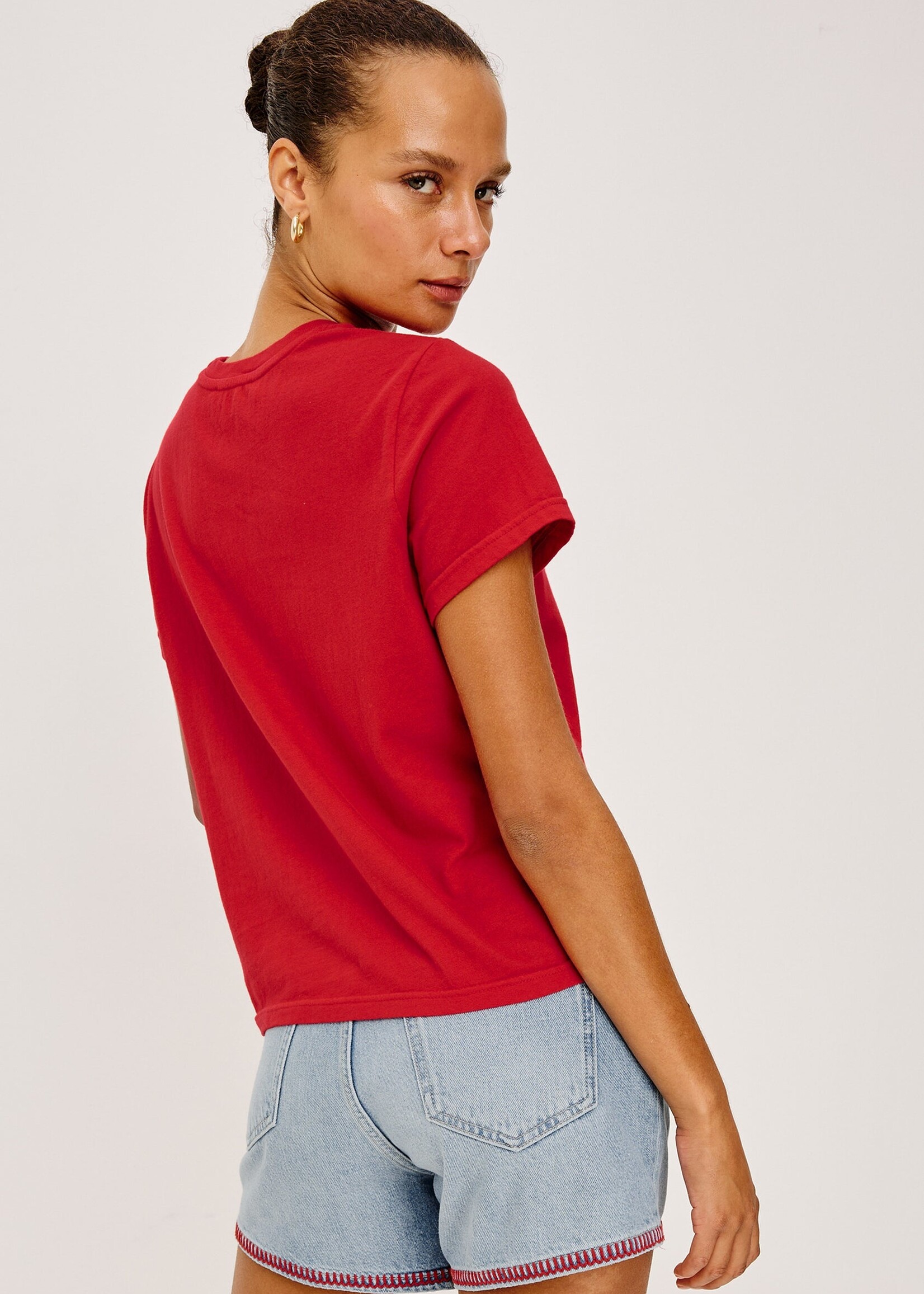 Rails Rails X GIADZY The Classic Crew Tee - Andiamo Tomato