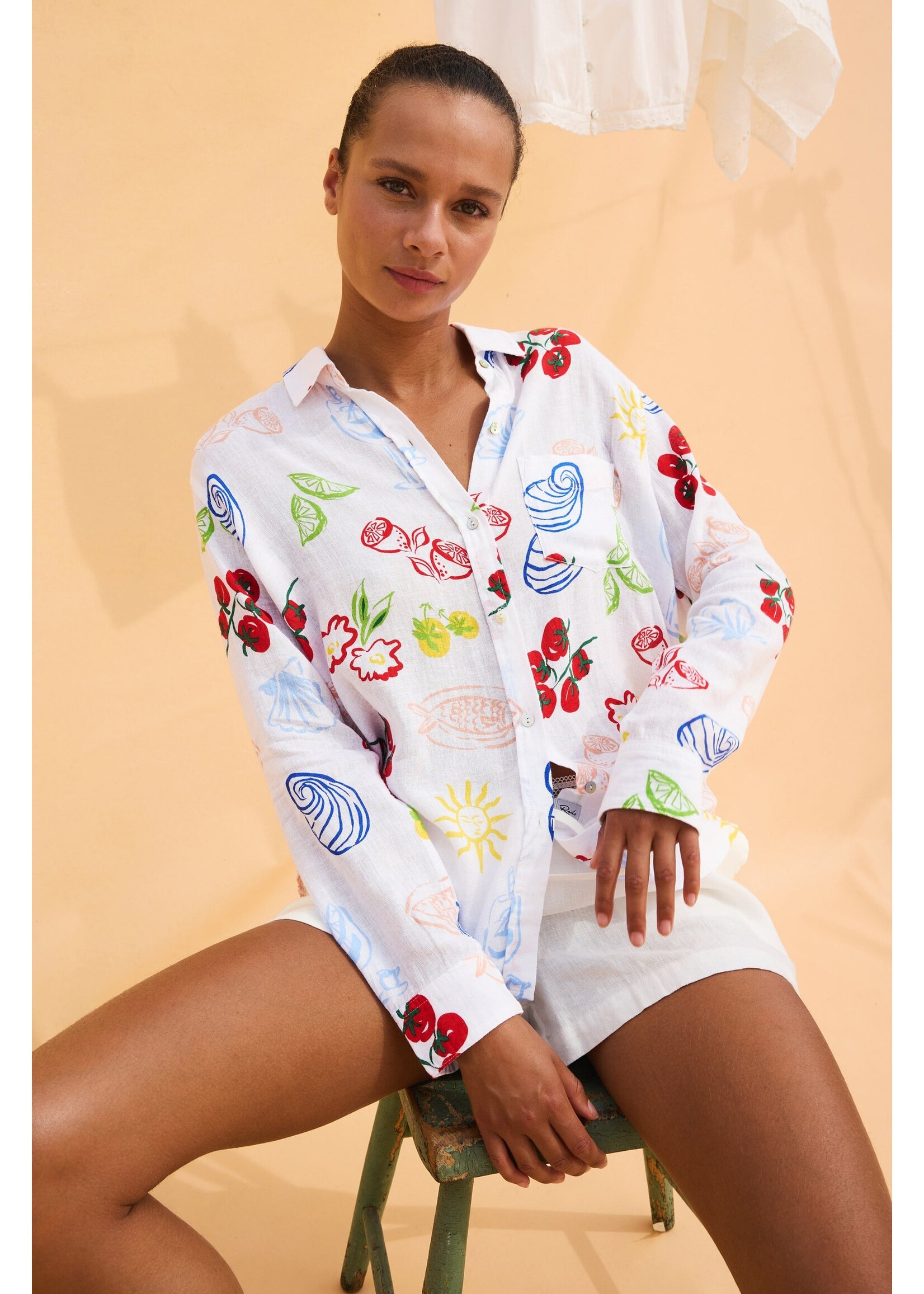 Rails Rails X Giadzy Chemise Charli - White Antipasti