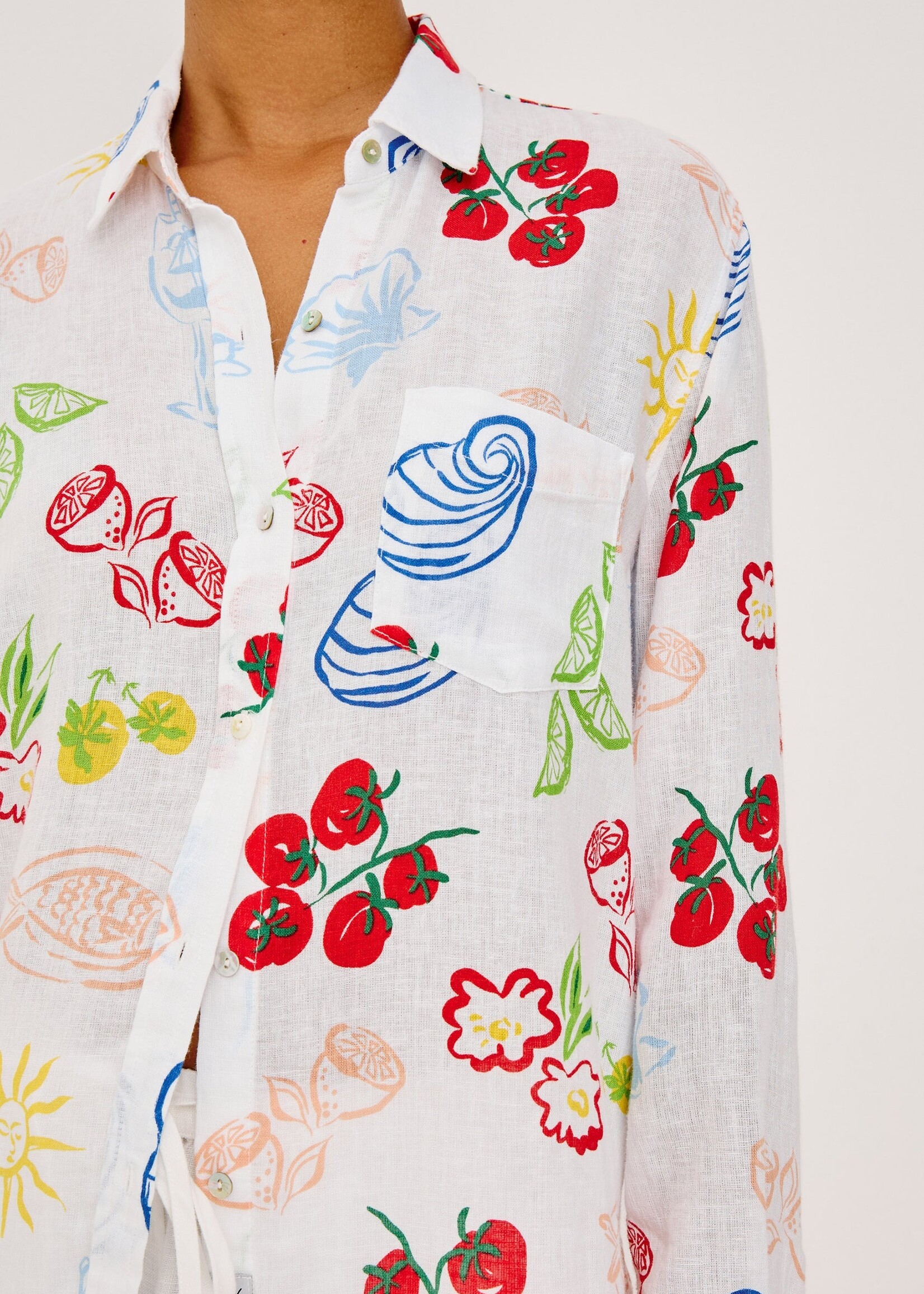 Rails Rails X Giadzy Charli Shirt - White Antipasti