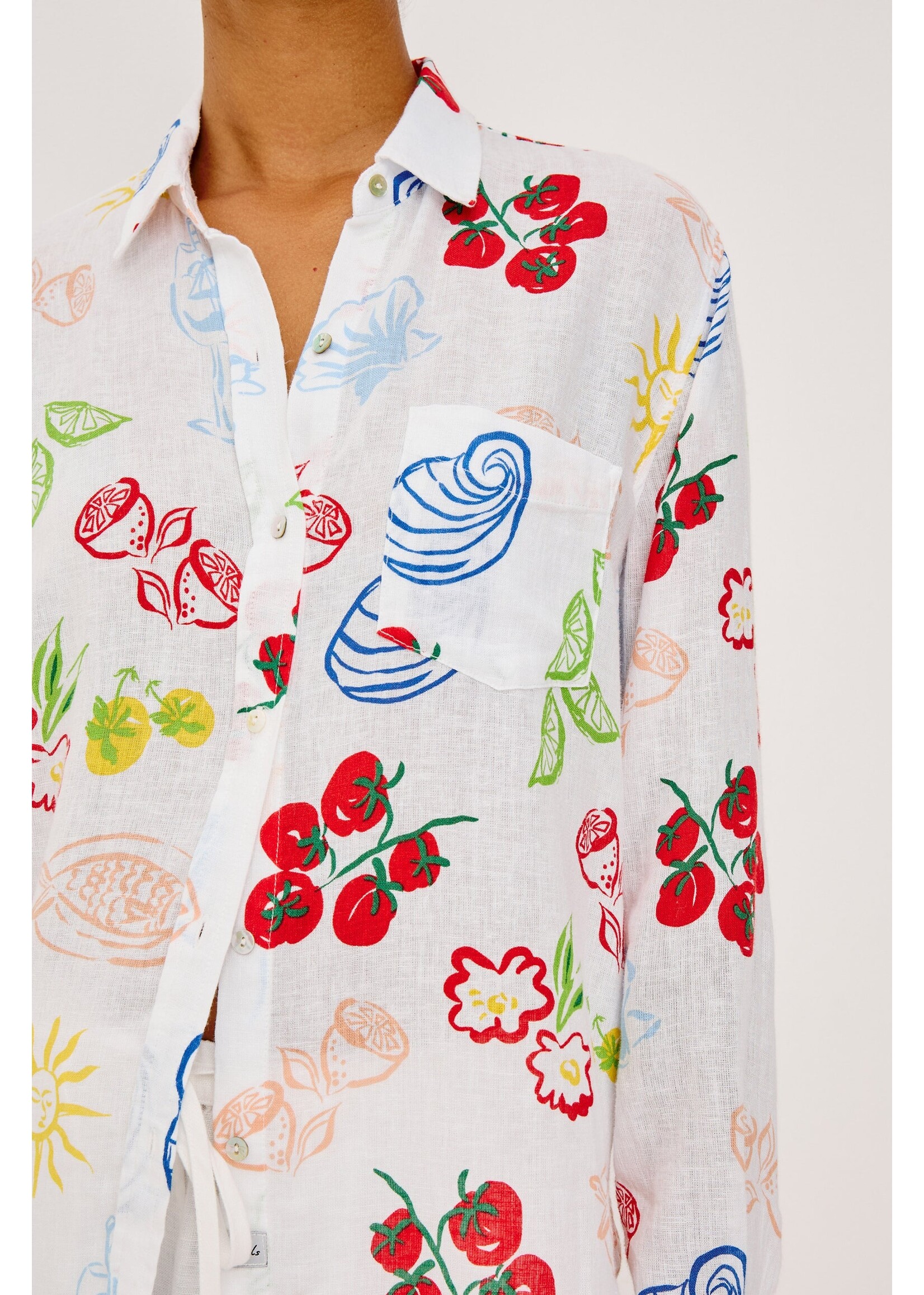 Rails Rails X Giadzy Chemise Charli - White Antipasti