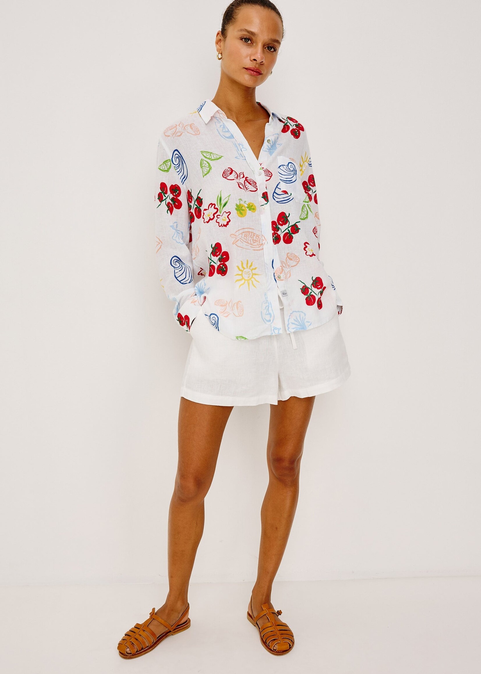 Rails Rails X Giadzy Charli Shirt - White Antipasti