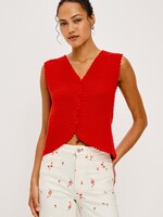 Rails Rails Calypso Knit Vest - Scarlet