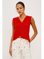 Rails Rails Veste en Tricot Calypso - Scarlet