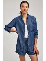 Gentle Fawn Ozzy Button Down - Dark Blue