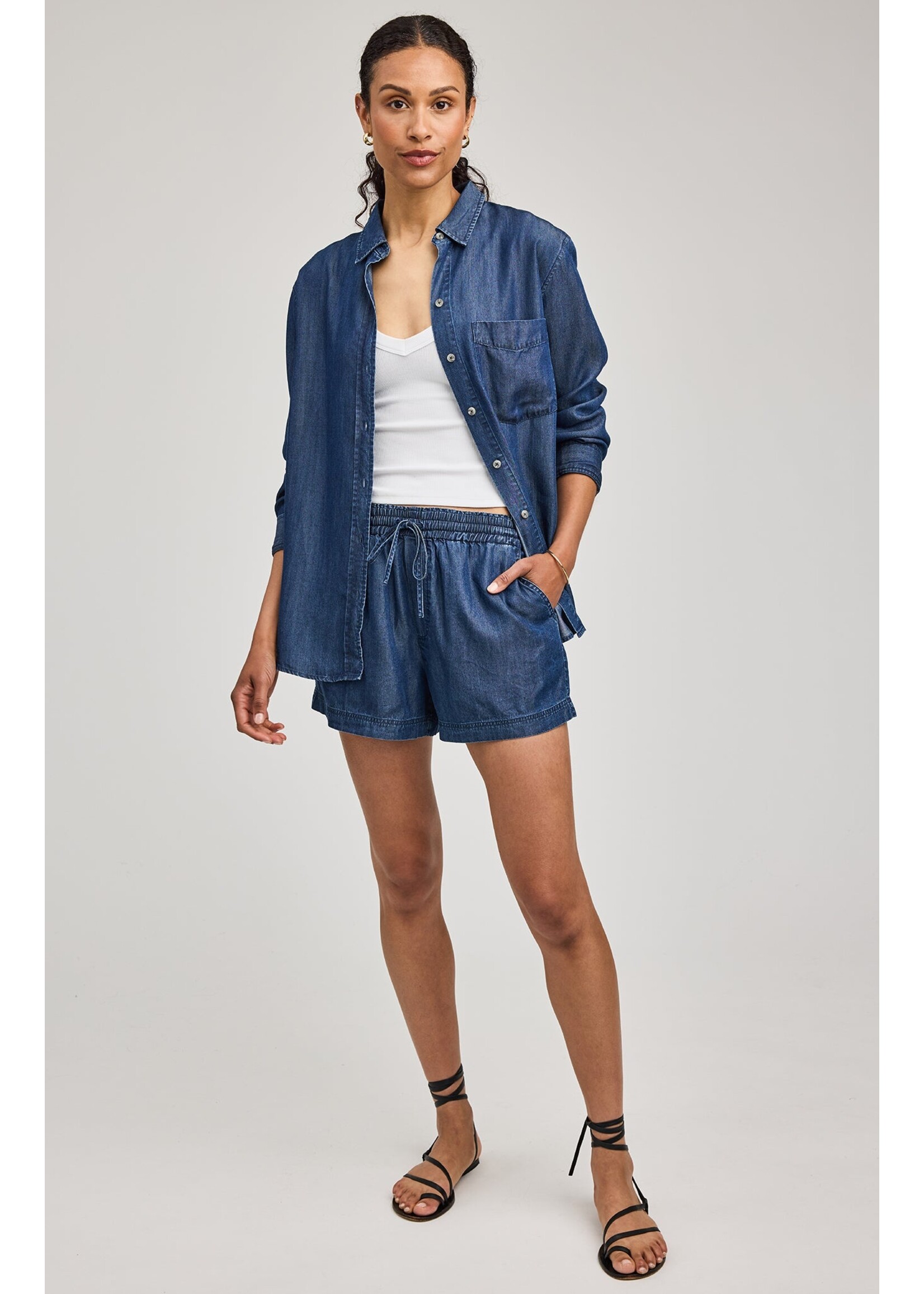 Gentle Fawn Ozzy Button Down - Dark Blue