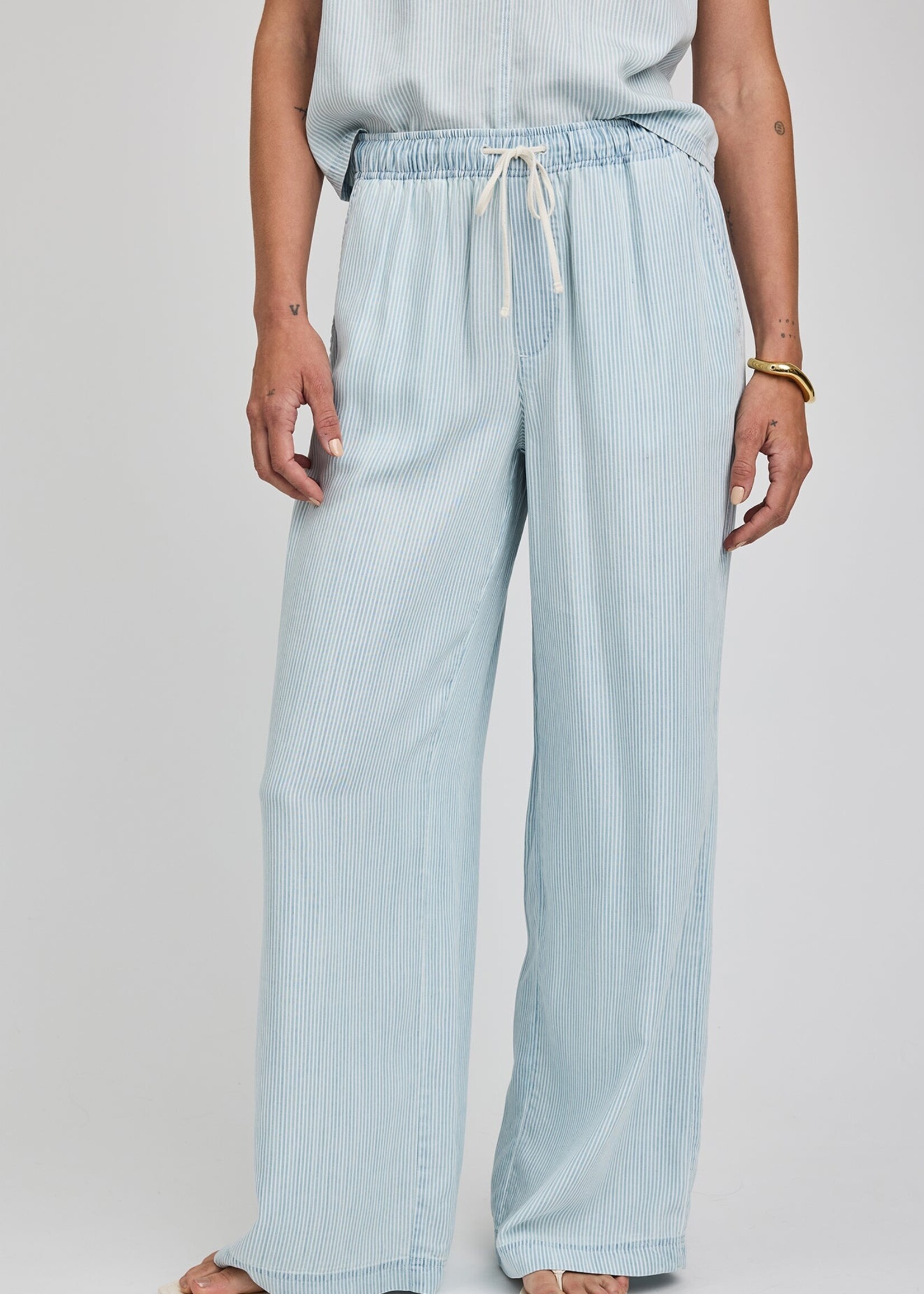 Gentle Fawn Pantalon Camille Pants - Rayure Bleu