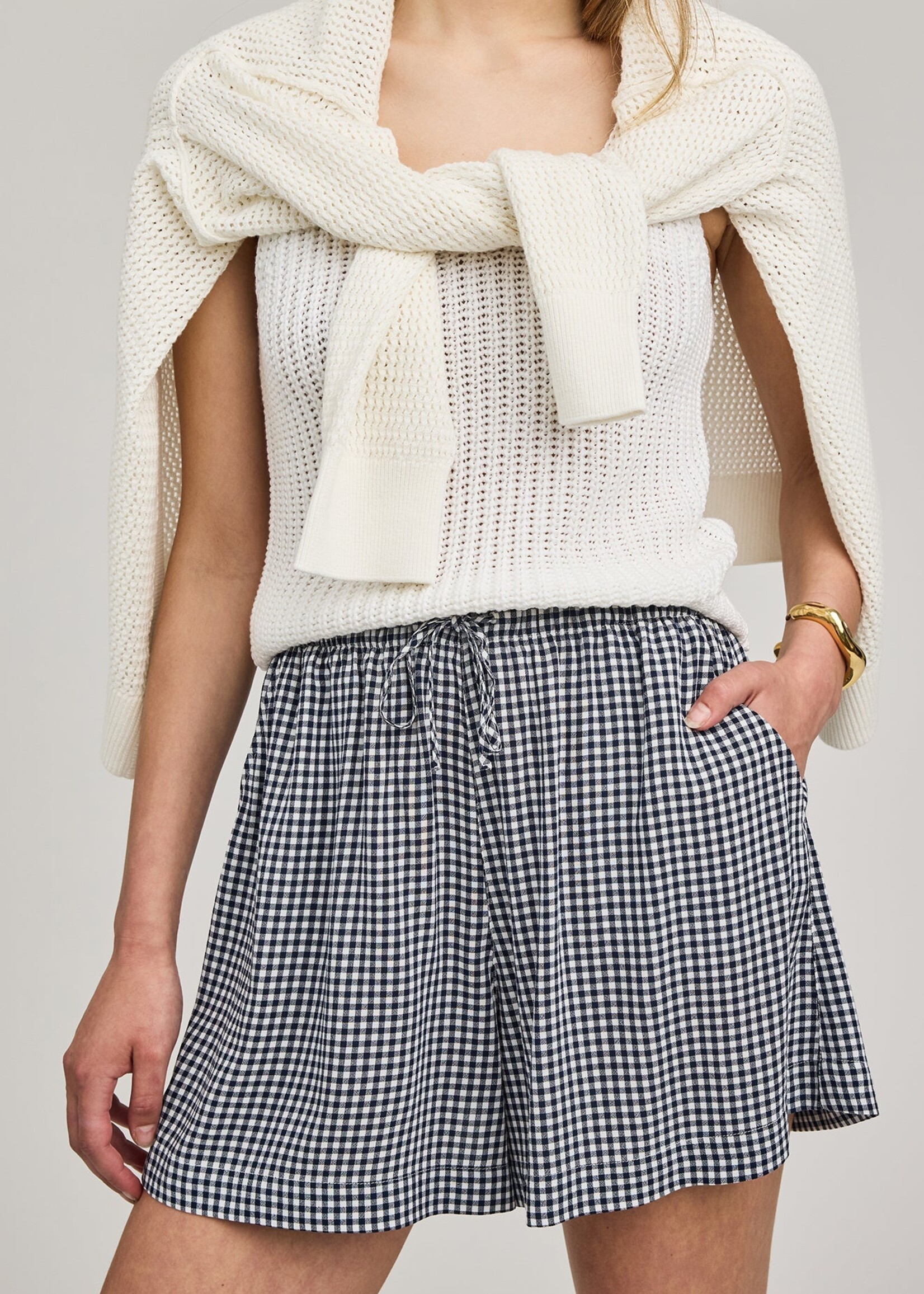Rails Gentle Fawn Shorts Quinn  - Navy Gingham
