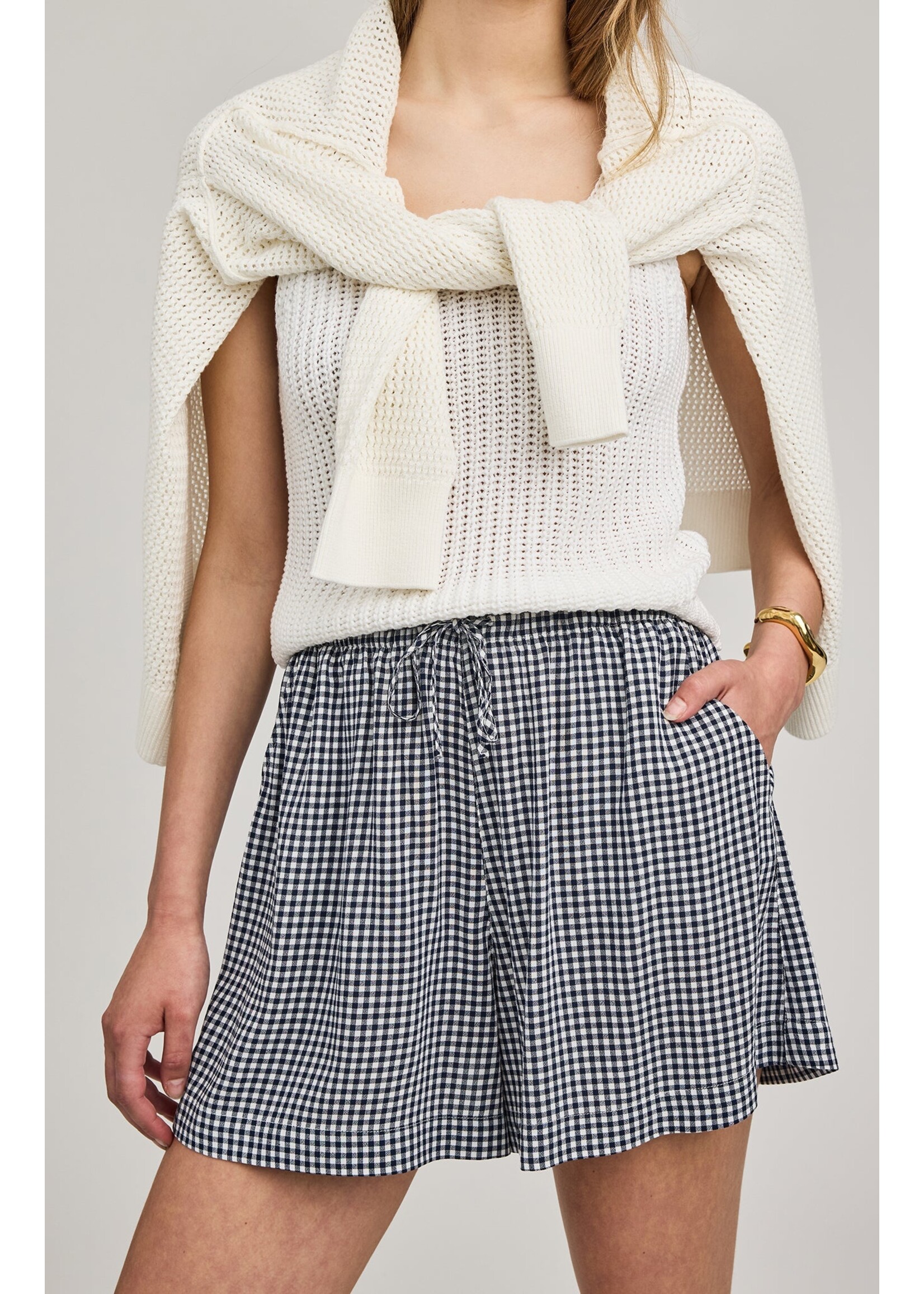 Rails Gentle Fawn Shorts Quinn  - Navy Gingham