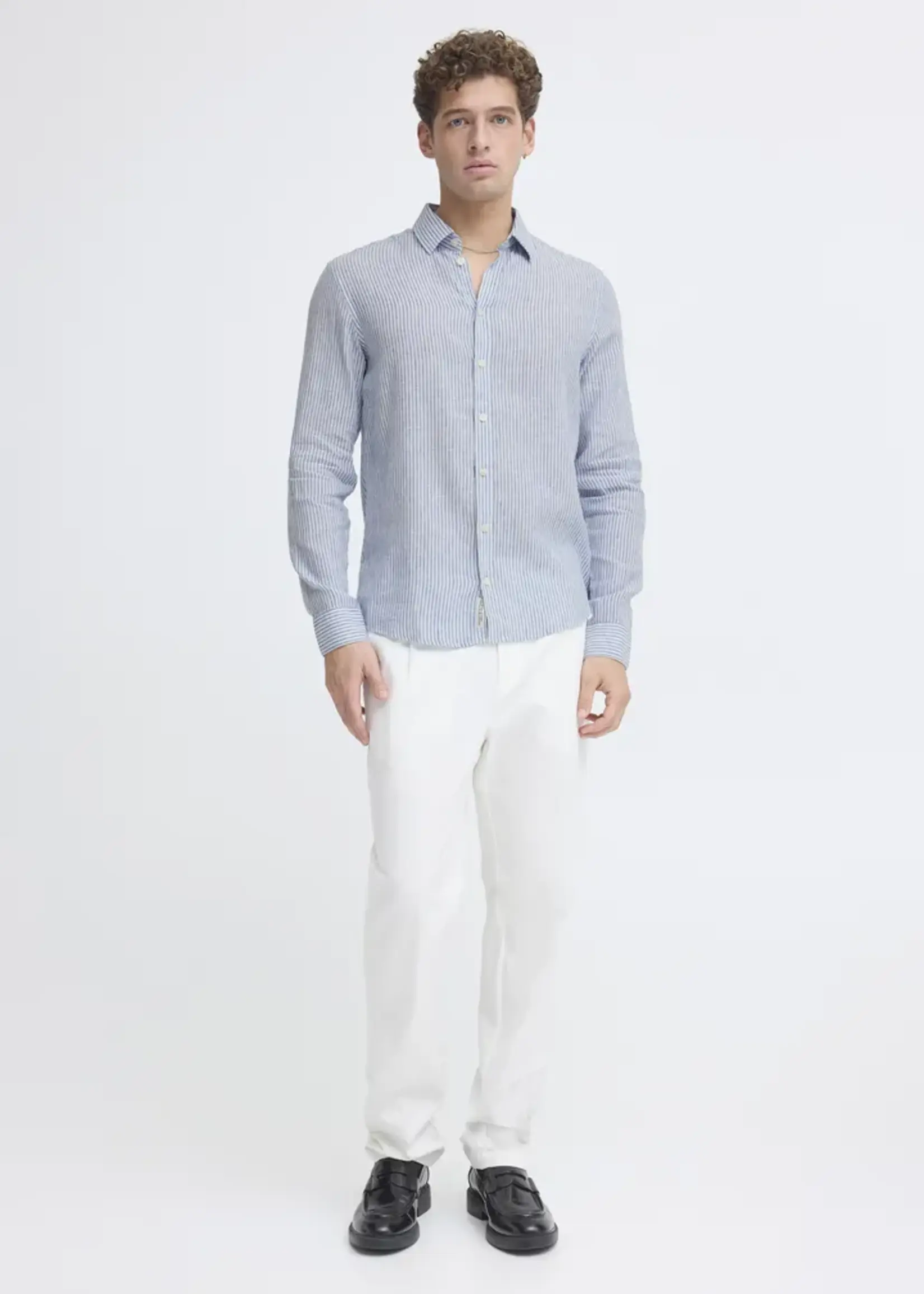 Casual Friday Casual FridayChemise À Manches Longues Estrup En Mélange De Lin - Surf The Web