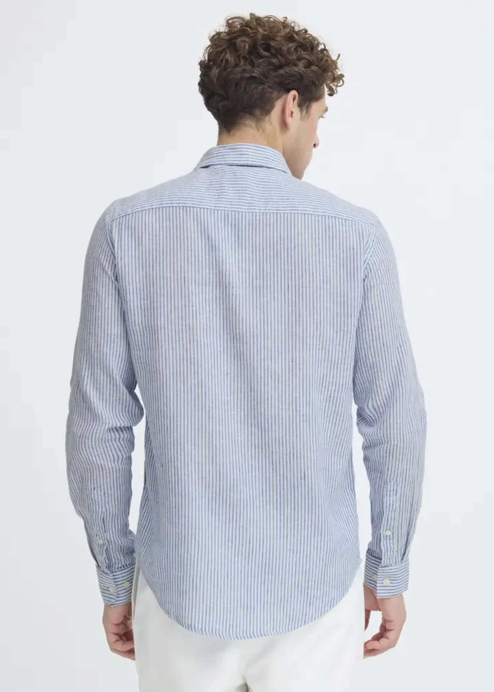 Casual Friday Casual Friday Estrup Long Sleeve Linen Mix Shirt - Surf The Web
