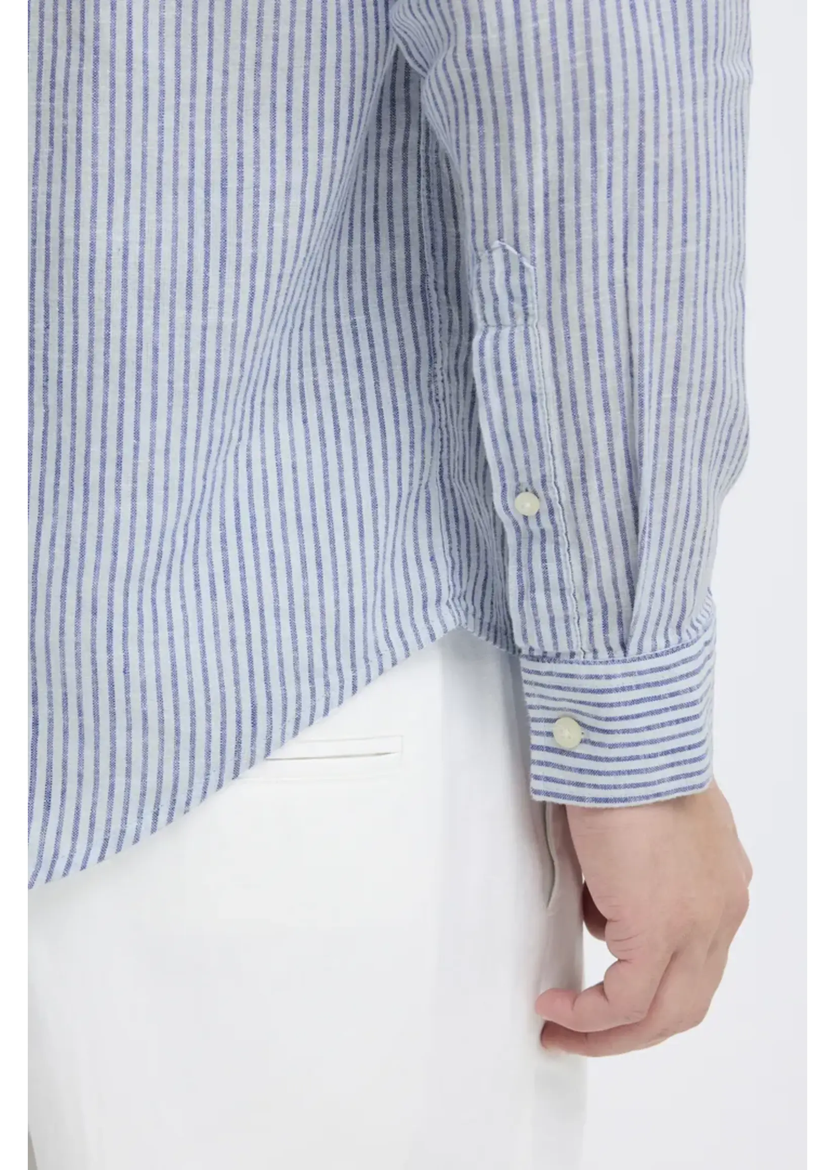 Casual Friday Casual FridayChemise À Manches Longues Estrup En Mélange De Lin - Surf The Web