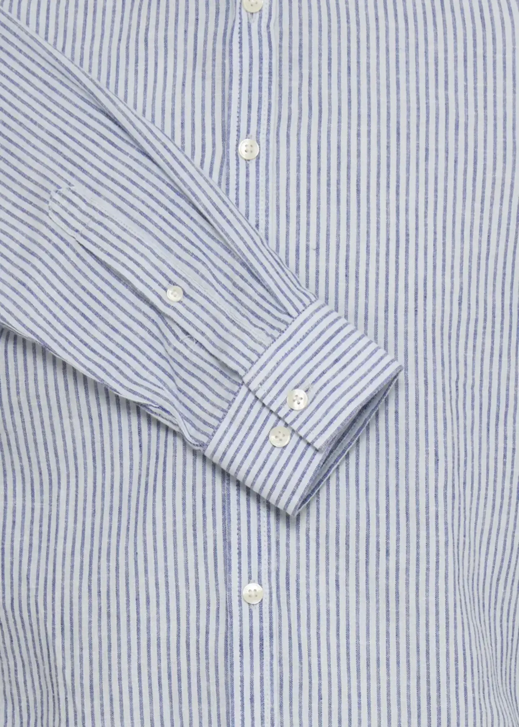 Casual Friday Casual Friday Estrup Long Sleeve Linen Mix Shirt - Surf The Web