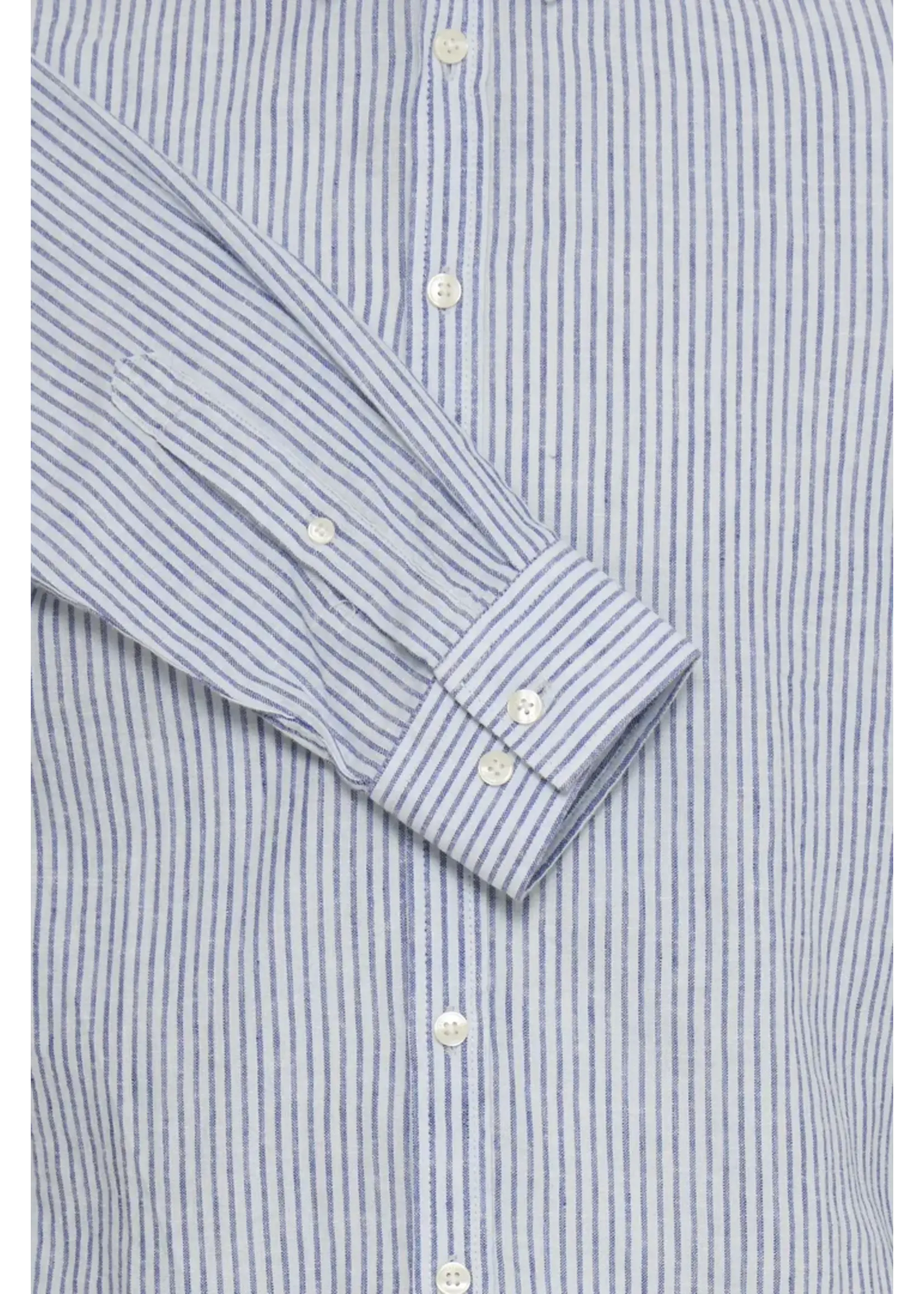 Casual Friday Casual FridayChemise À Manches Longues Estrup En Mélange De Lin - Surf The Web