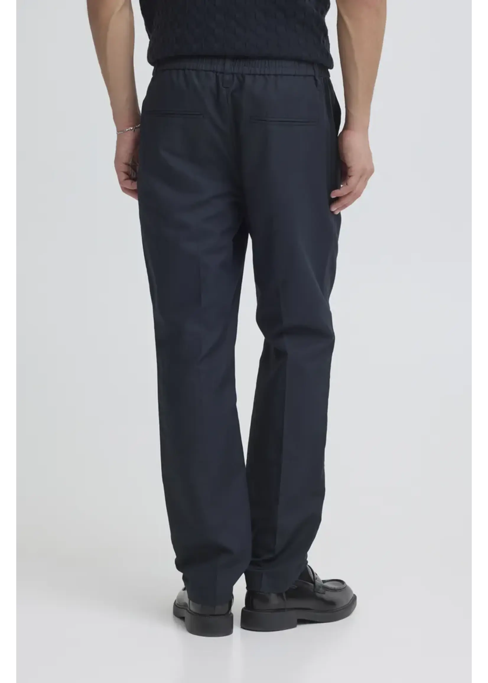Casual Friday Casual Friday Pantalon Marc 2.0 En Mélange De Lin  - Marine Foncé