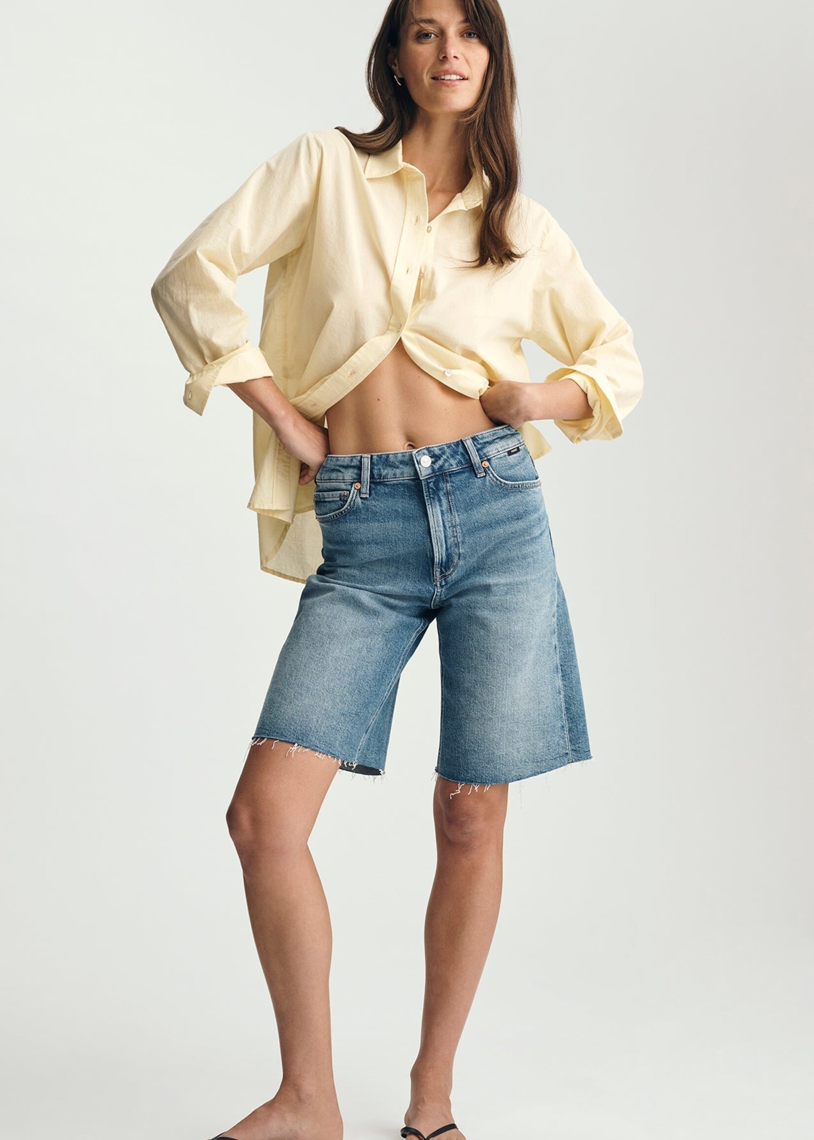 Mavi MAVI Erika Bermuda Shorts - Classic Blue