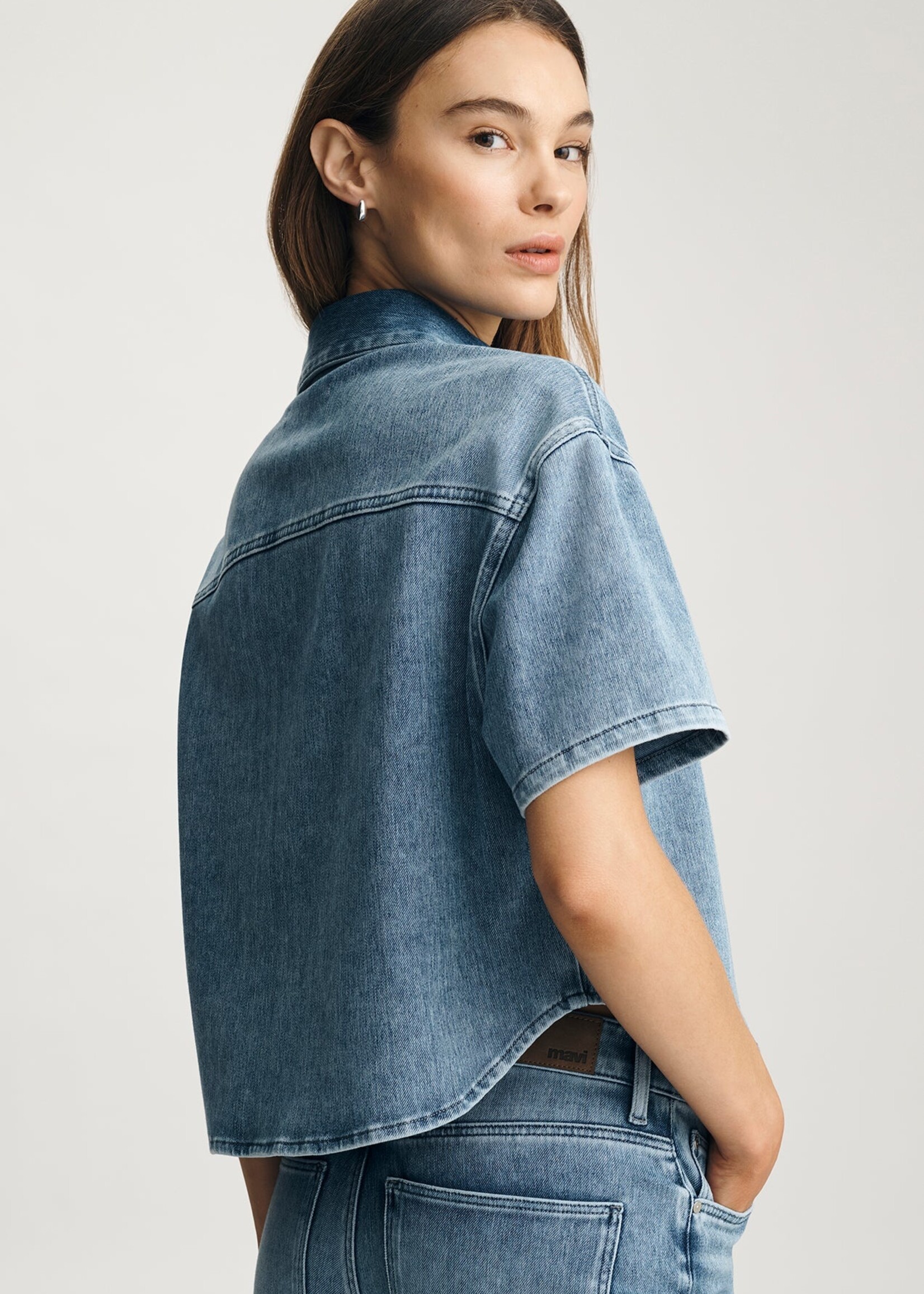 Mavi MAVI Chemise En Denim Jessie - Mid Move