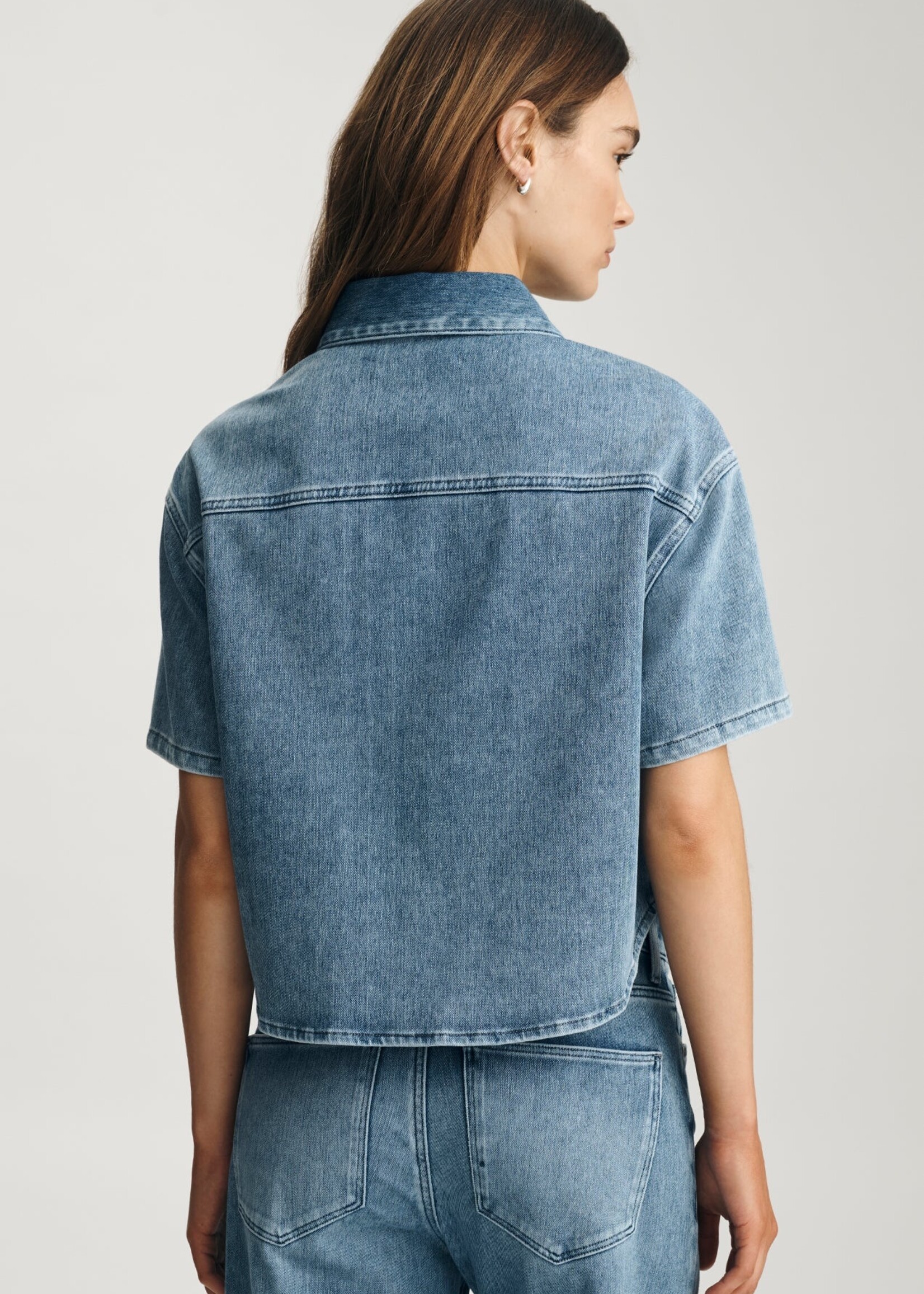 Mavi MAVI Jessie SS denim shirt - Mid Move