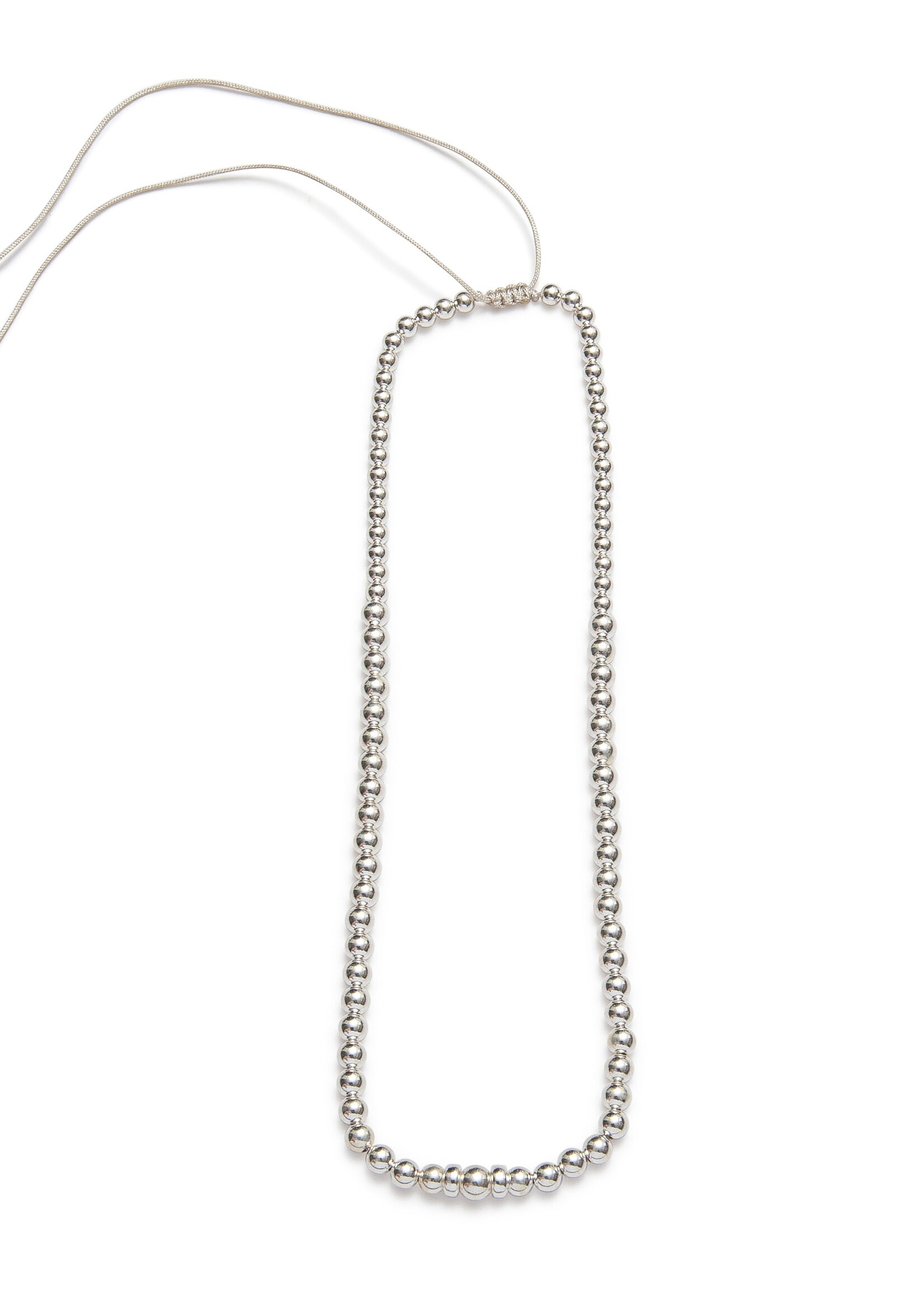 Beblue Be a Necessity Short Necklace - Silver