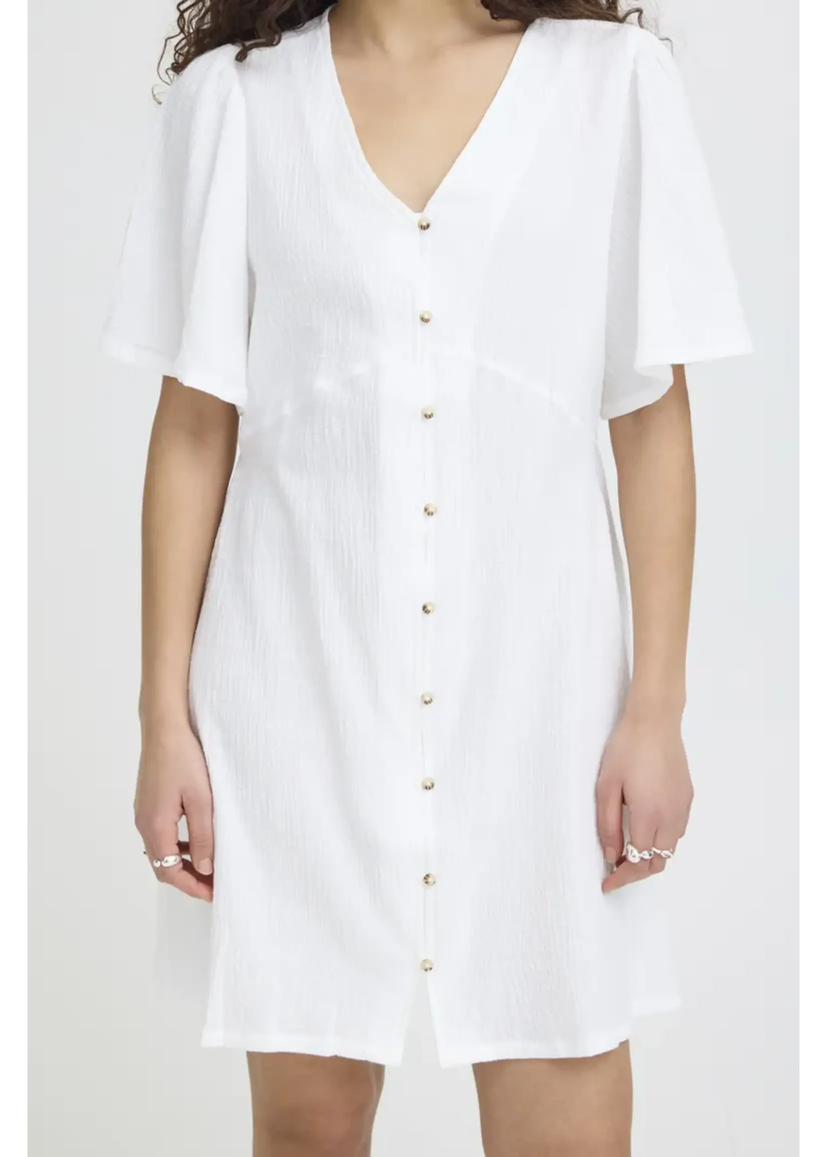 ICHI ICHI Lifana Dress 2 - Cloud Dancer